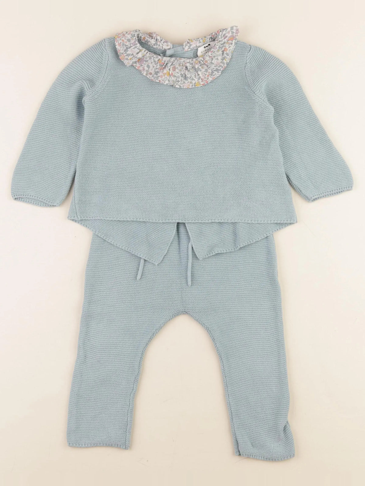 Cyrillus - ensemble bleu - 1 mois