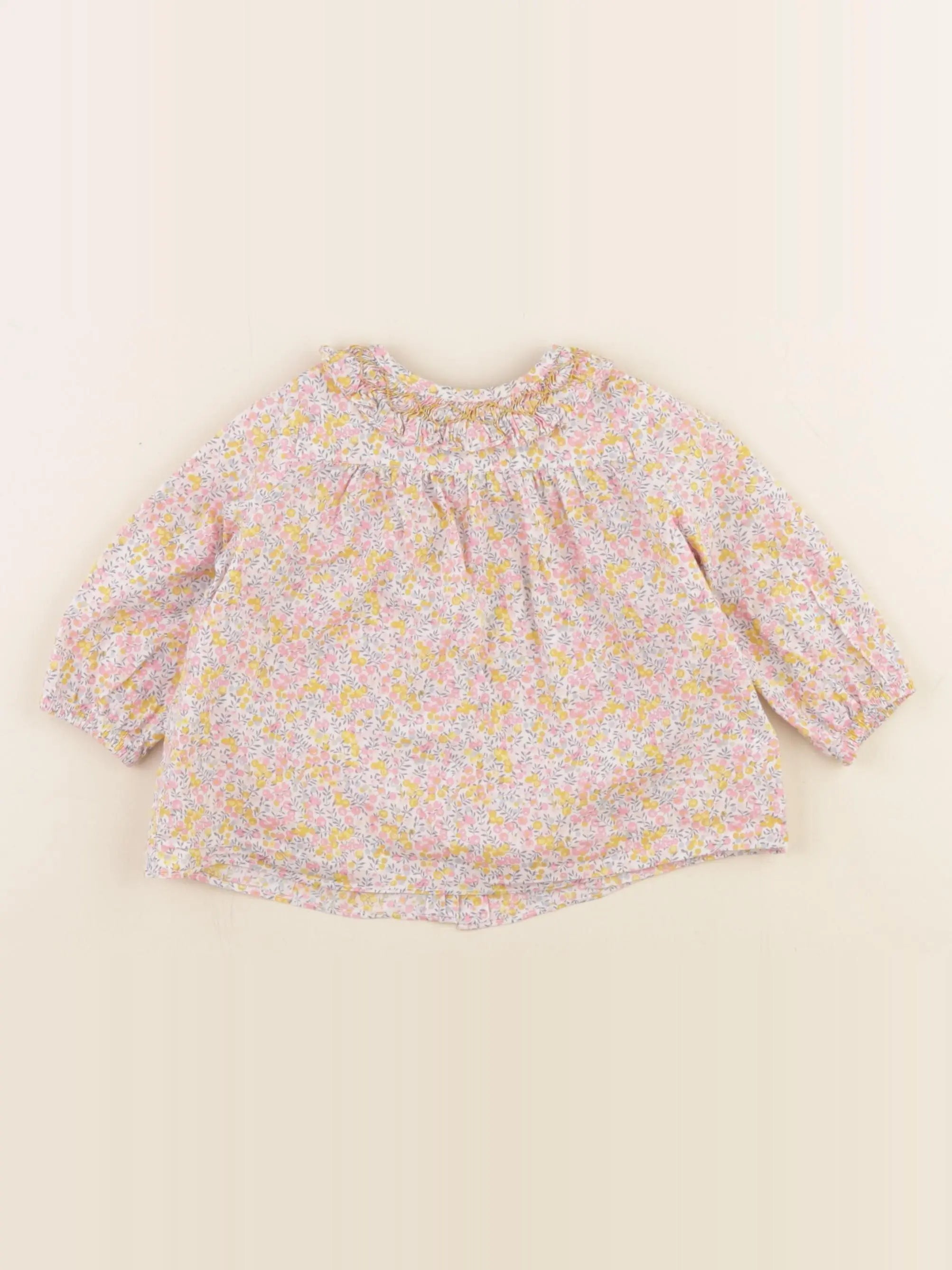 Cyrillus - blouse rose - 6 mois
