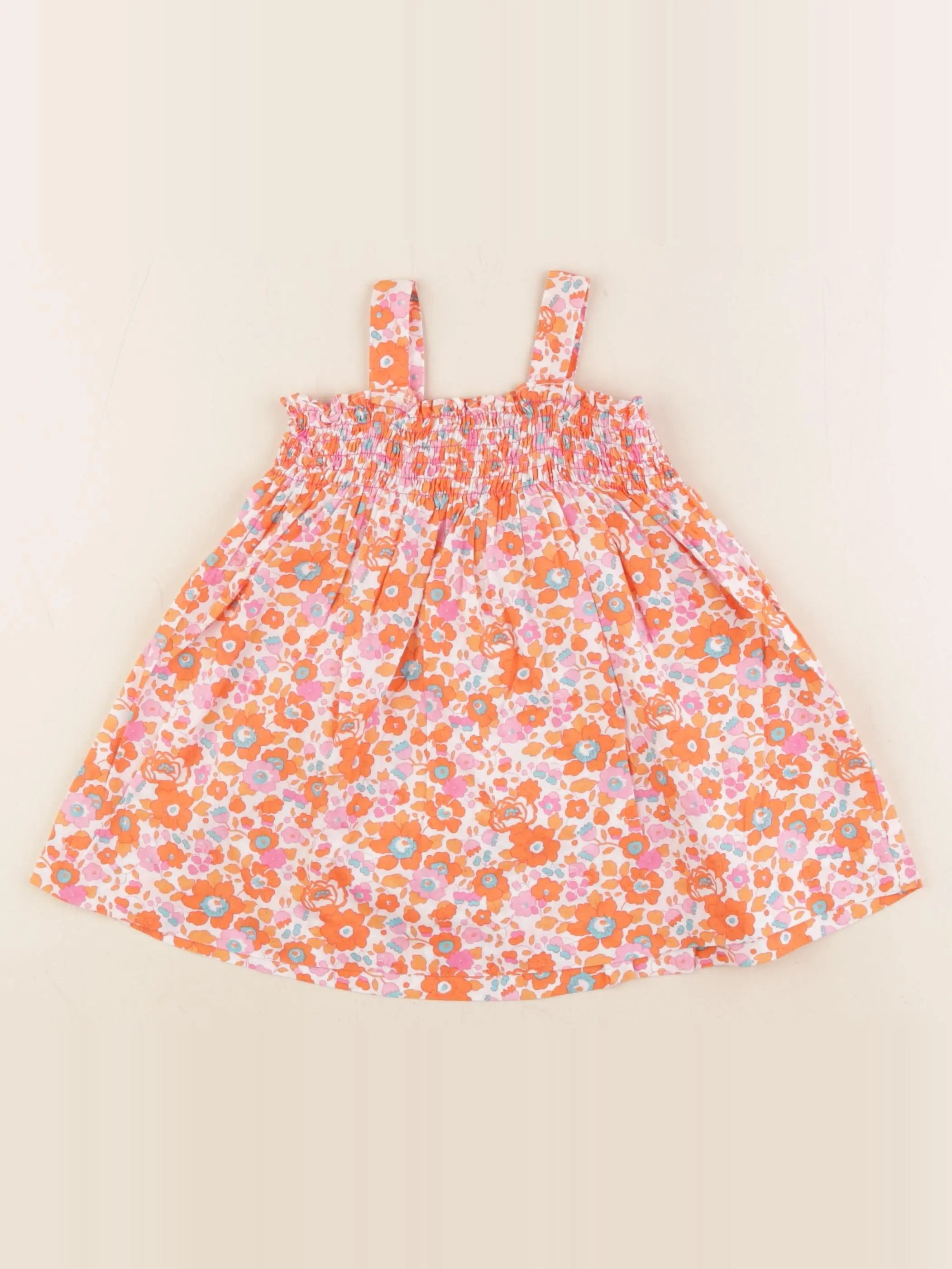 Jacadi - robe liberty multicolore - 12 mois