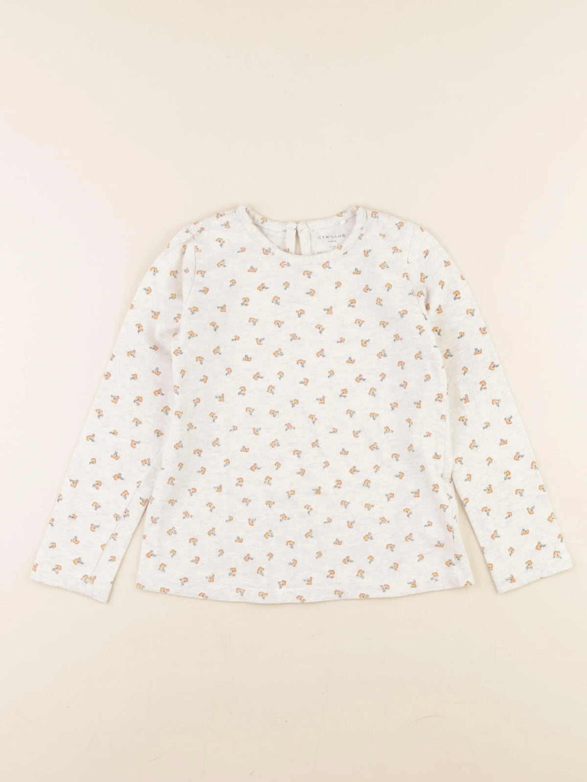 Cyrillus - tee-shirt gris - 8 ans