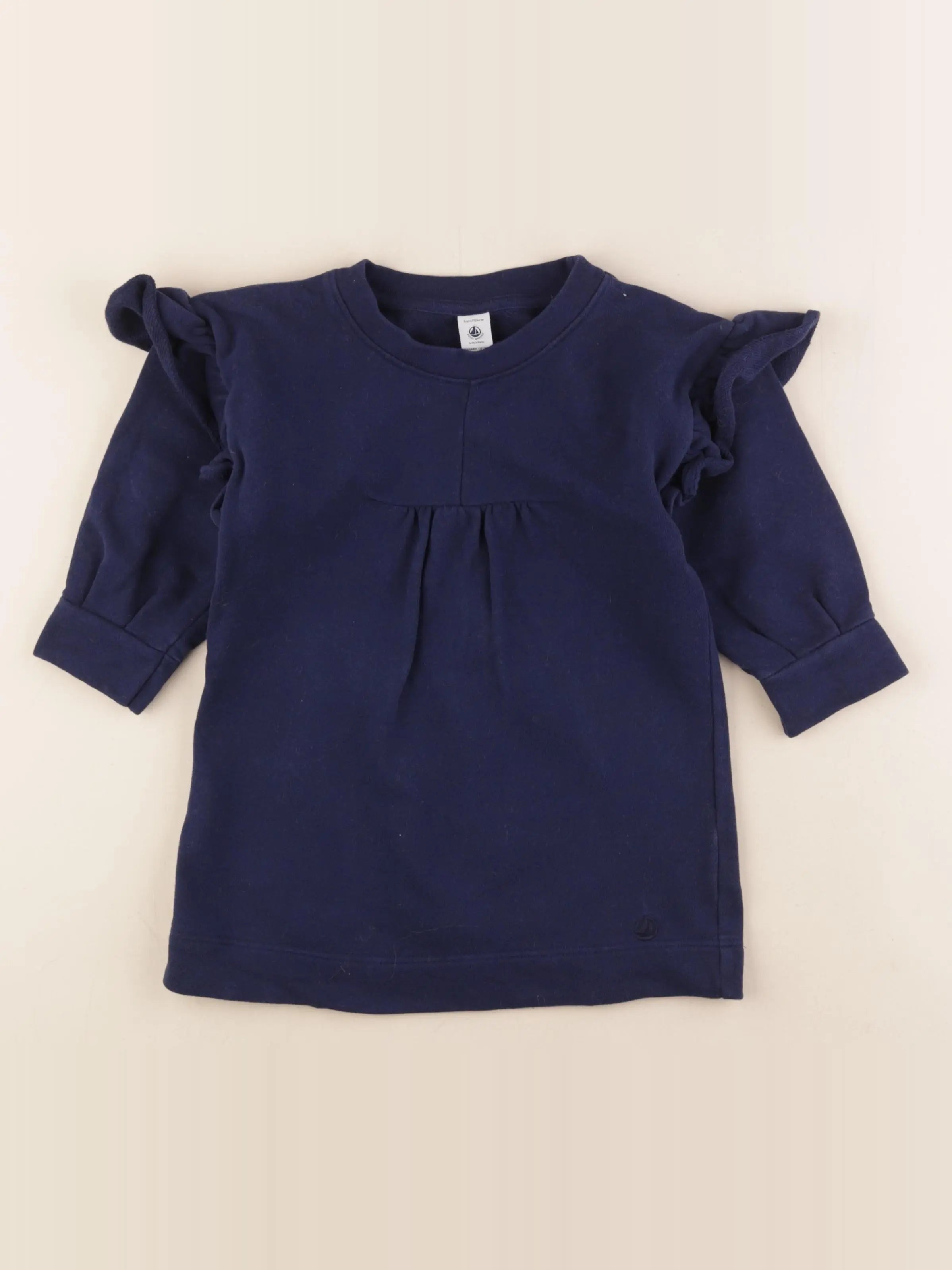 Petit Bateau - robe bleu - 4 ans