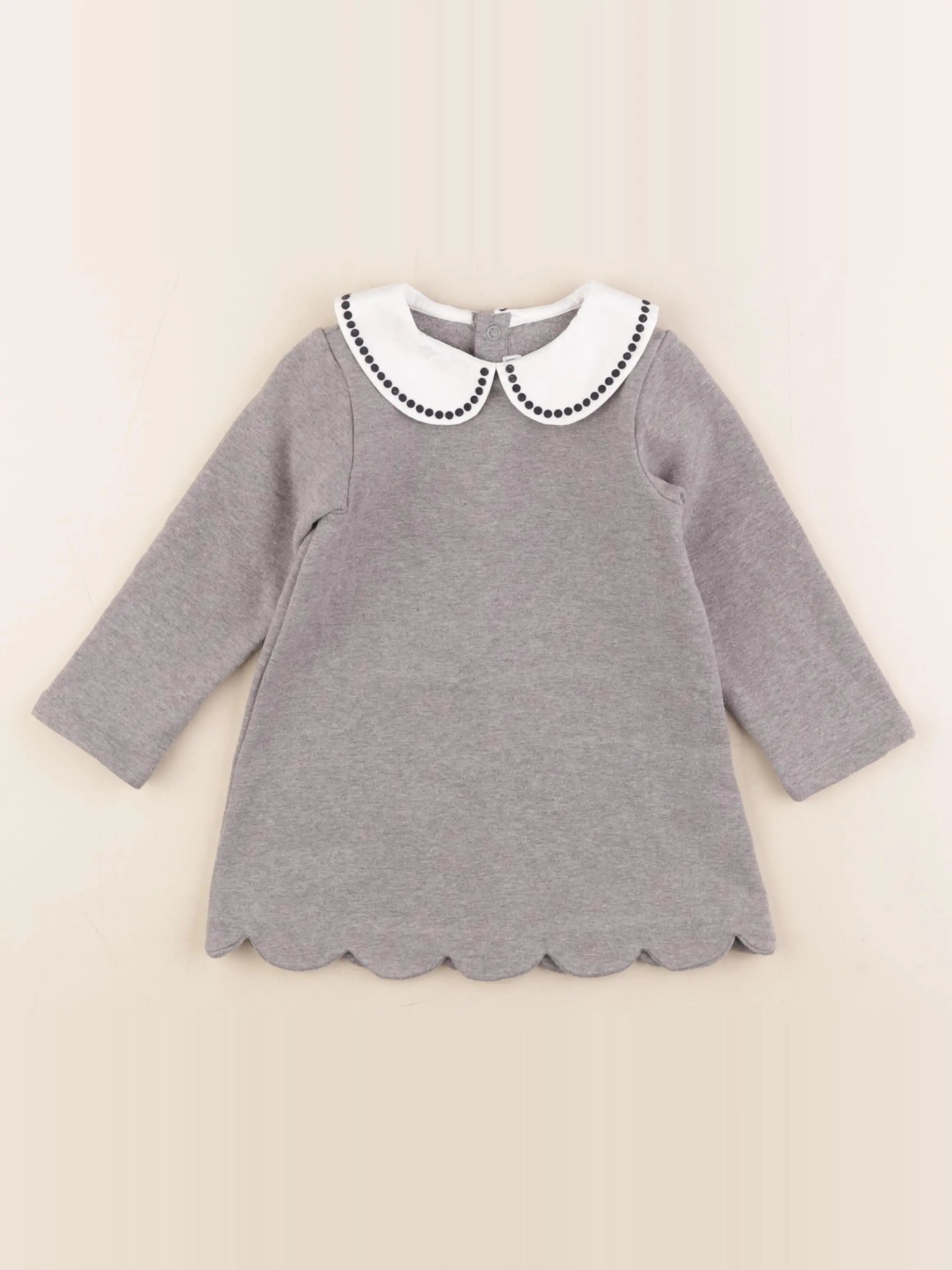 Jacadi - robe gris - 24 mois