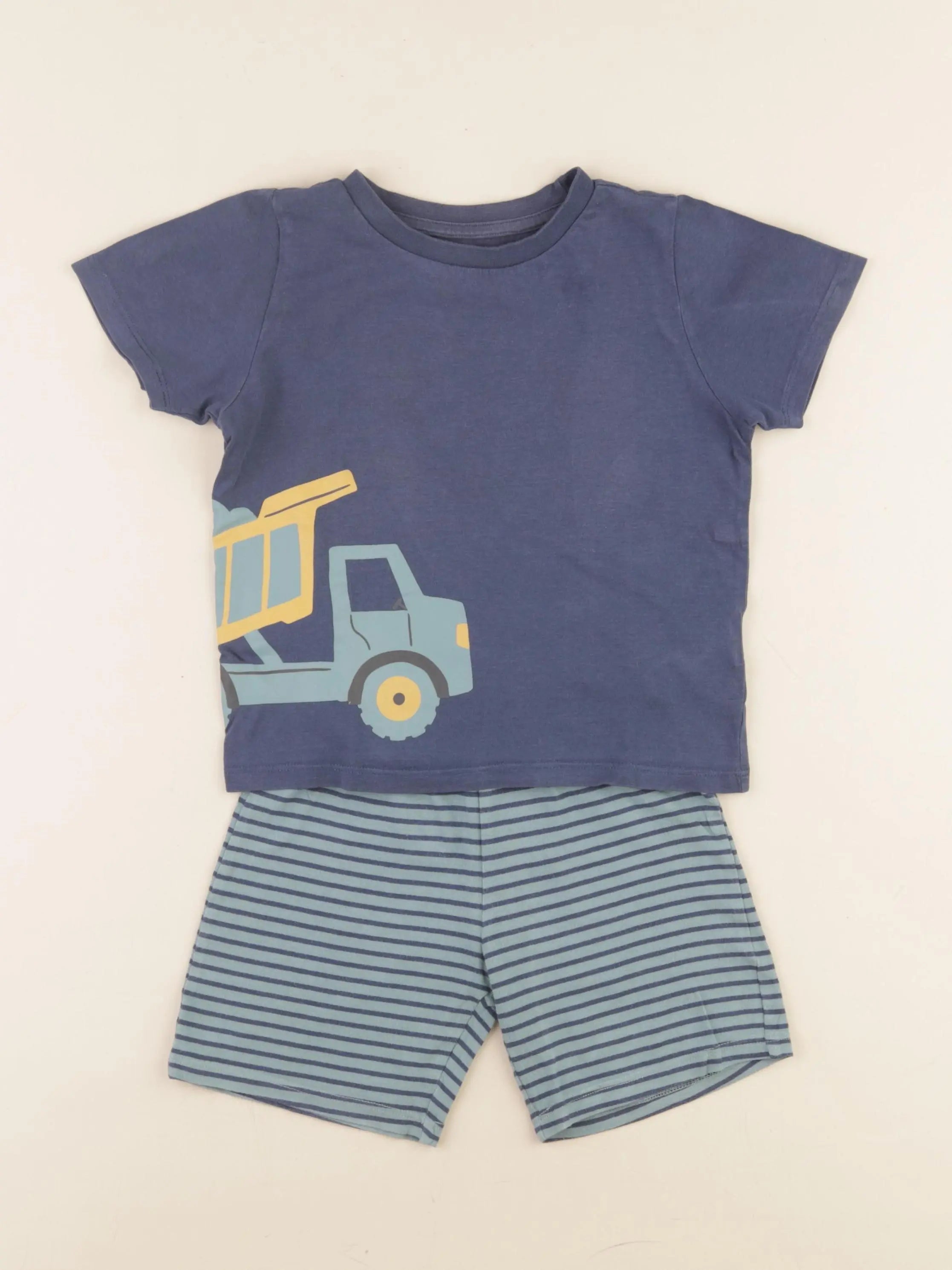 Vertbaudet - pyjama bleu - 4 ans