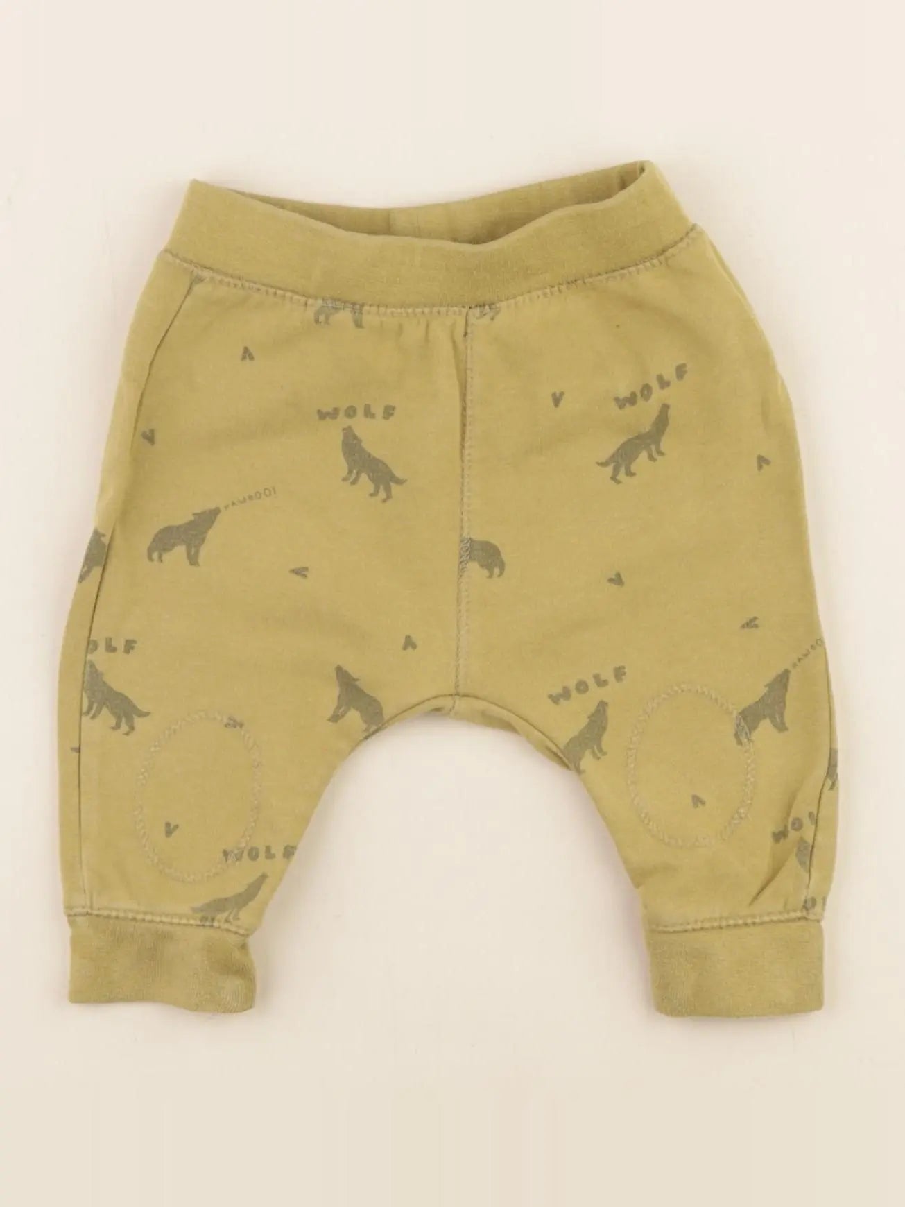 Zara - sarouel vert - 3/6 mois