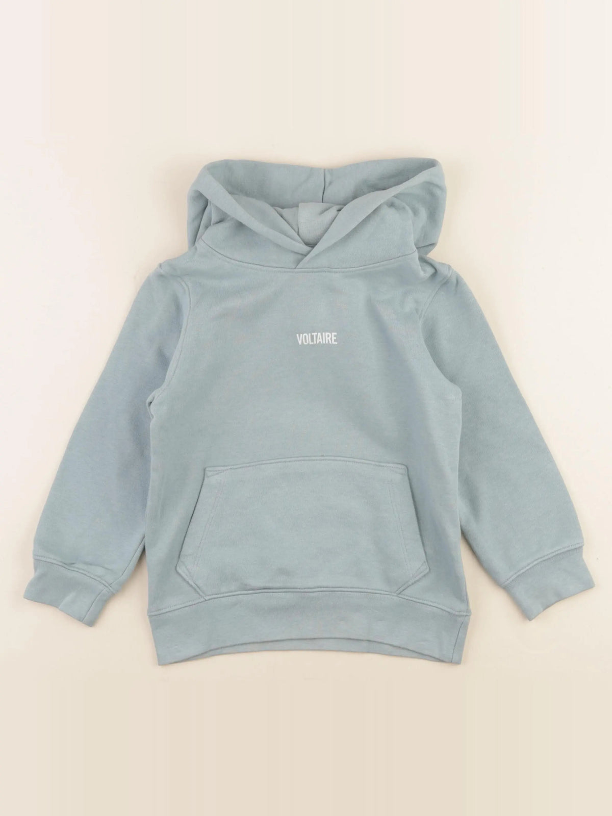 Zadig & Voltaire - sweat imprimé au dos bleu - 4 ans