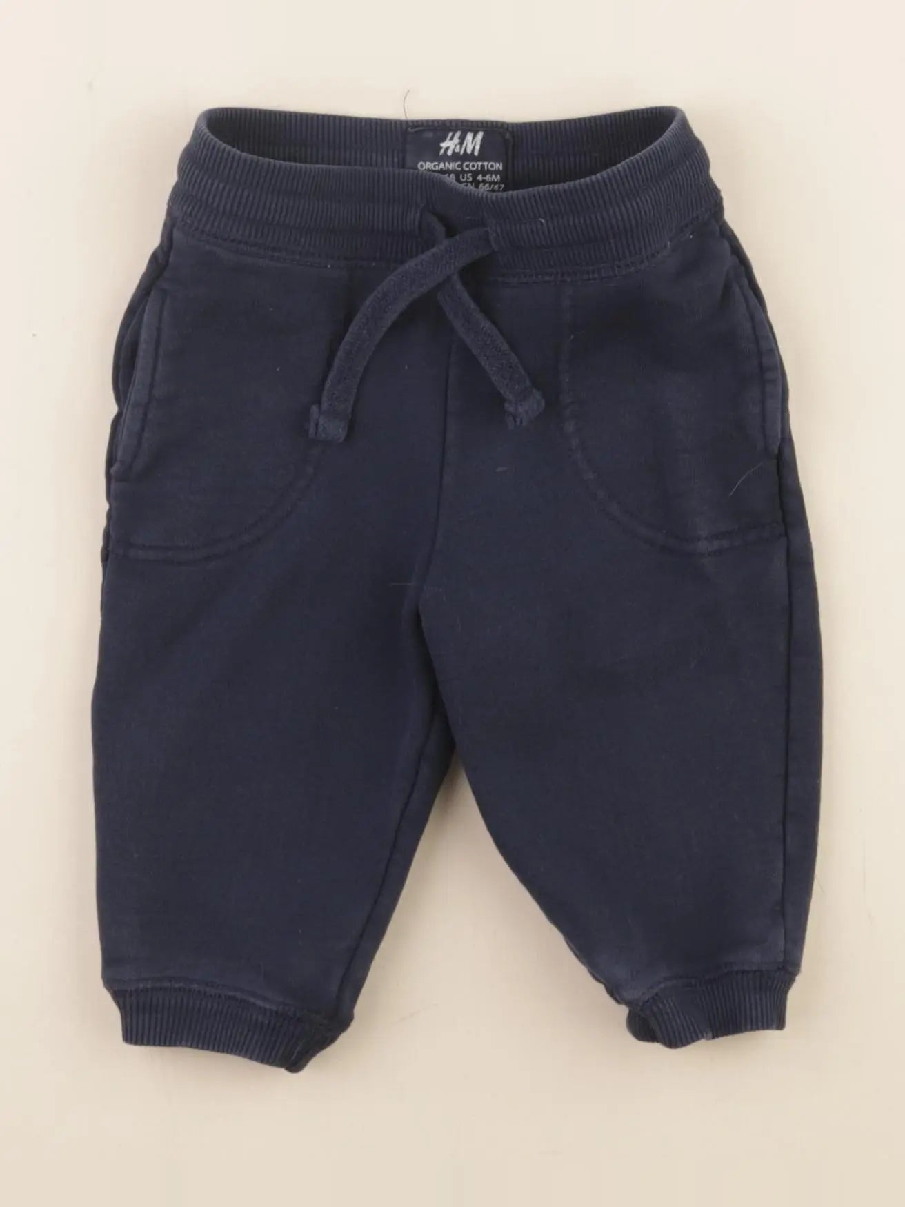 H&M - jogging bleu - 4/6 mois