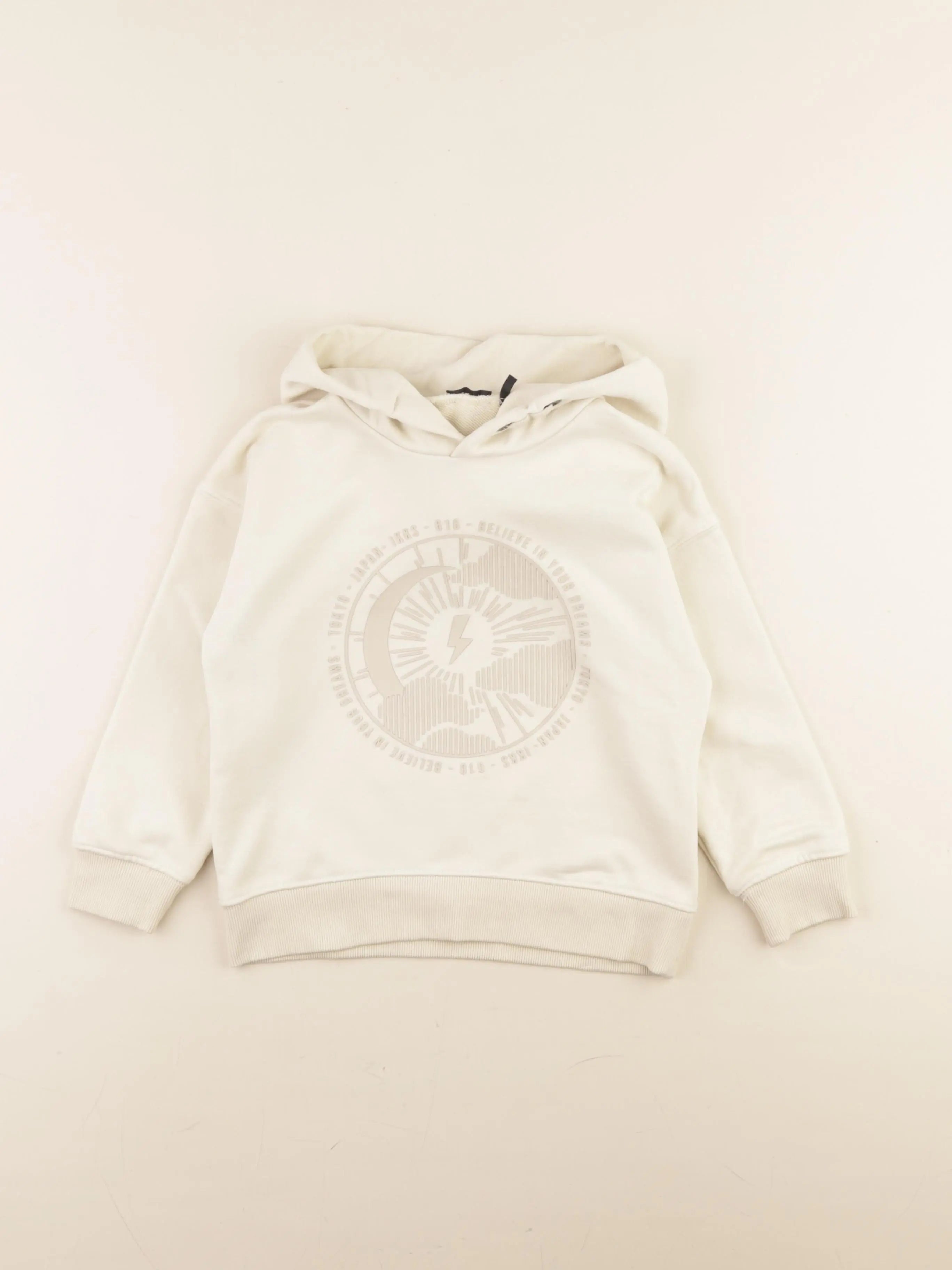 IKKS - sweat beige - 4 ans