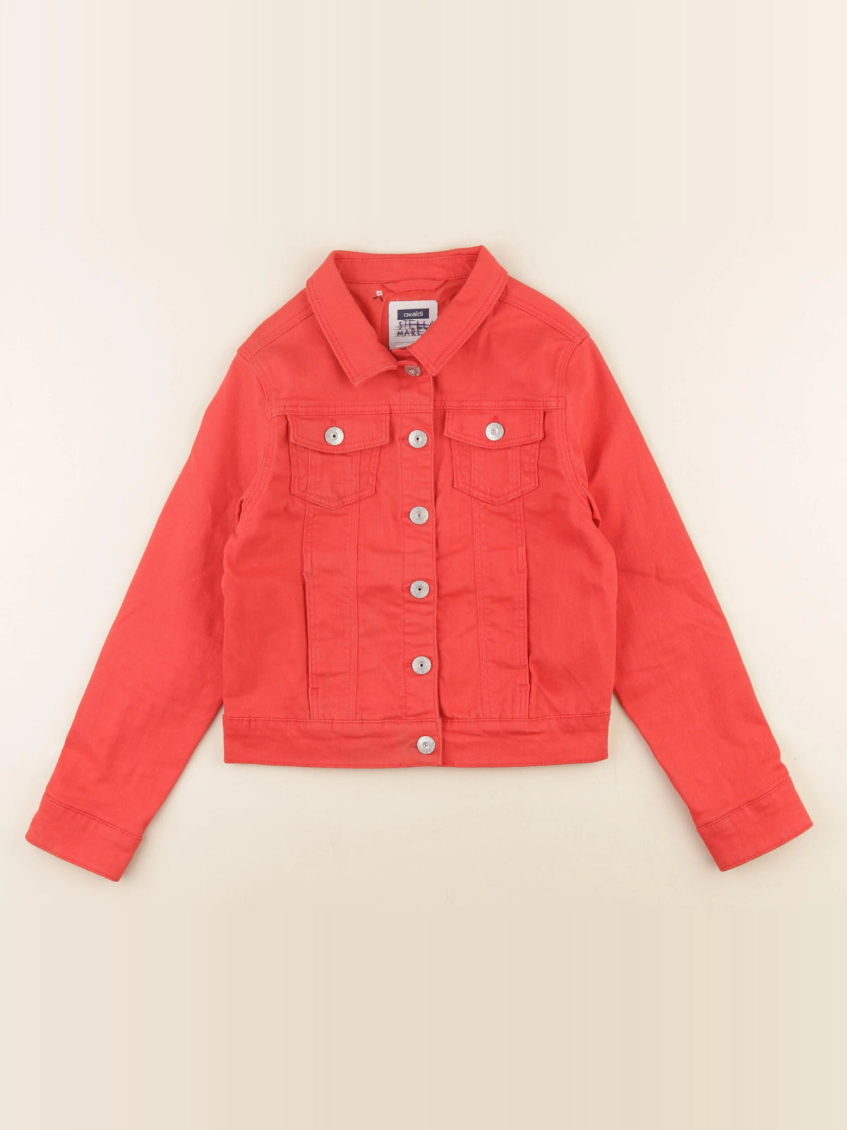 Okaidi - veste rouge - 10 ans