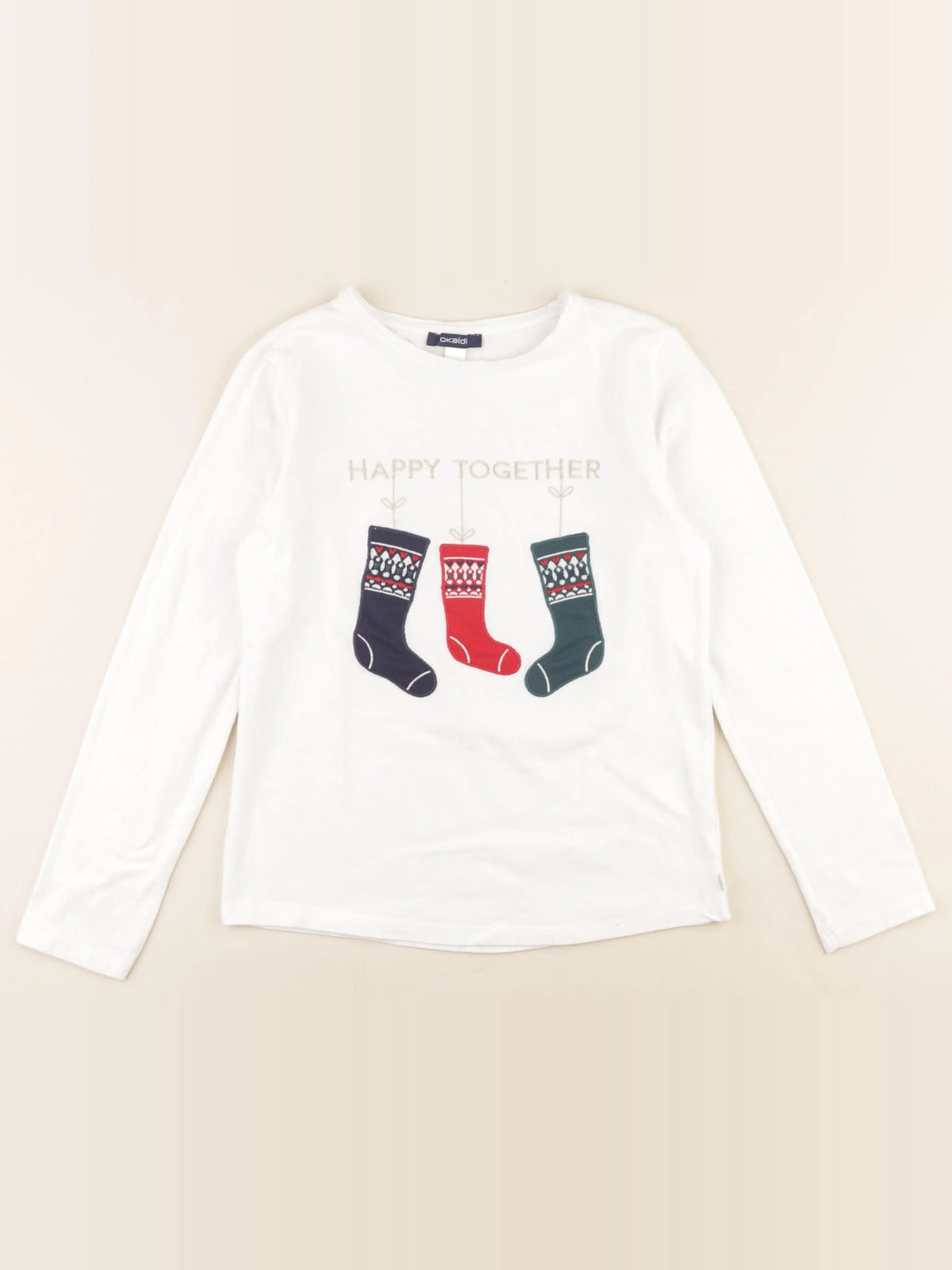 Okaidi - tee-shirt blanc - 10 ans