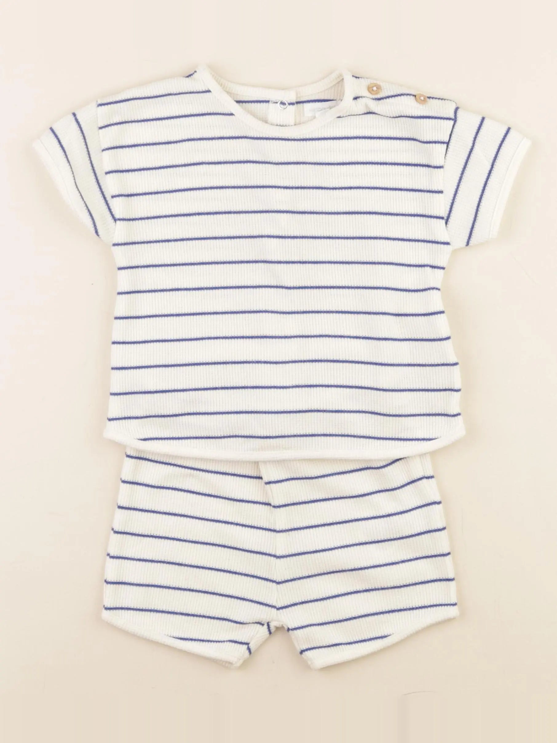 Vertbaudet - ensemble bleu - 18 mois