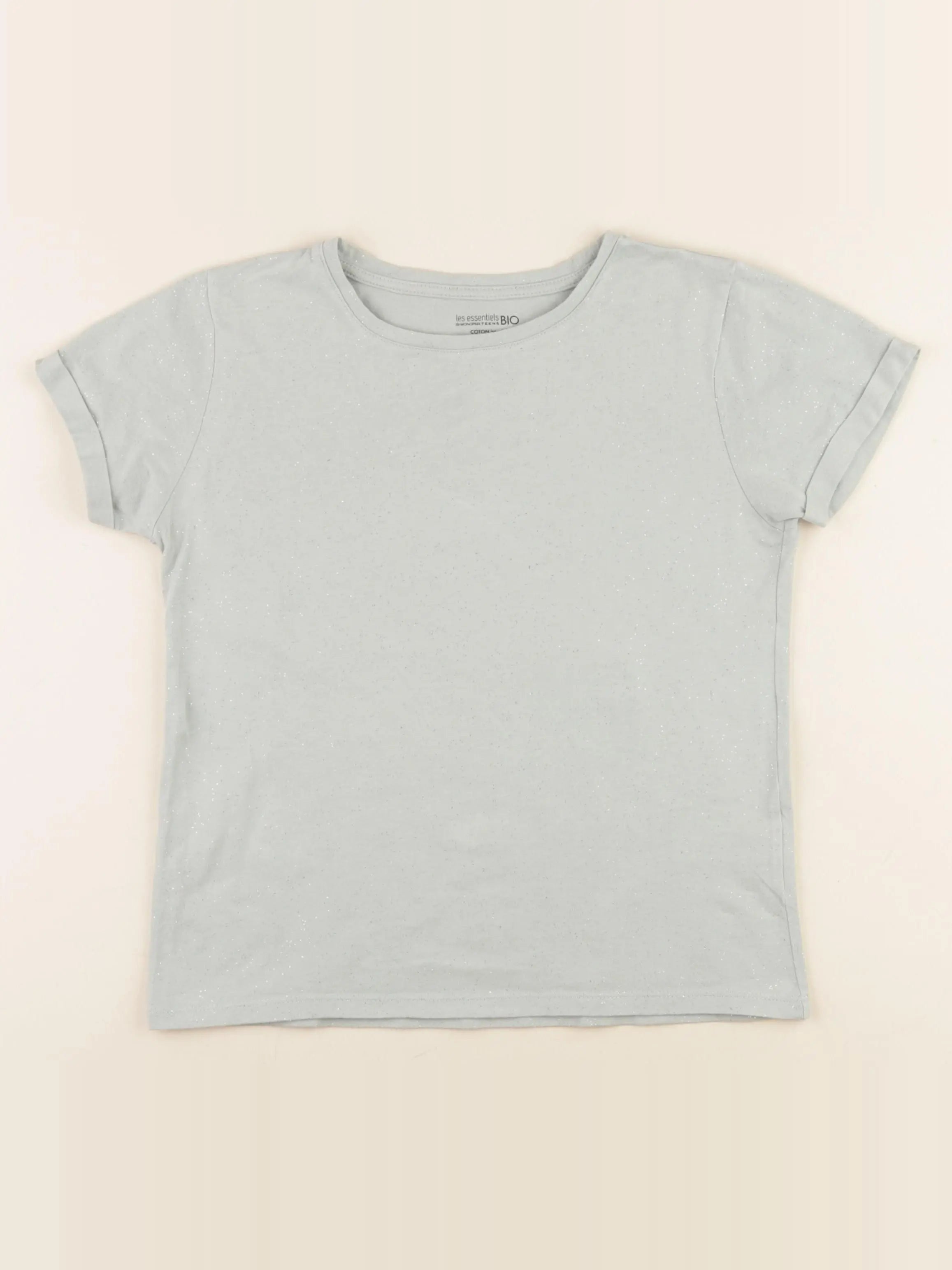 Monoprix - tee-shirt bleu - 10 ans