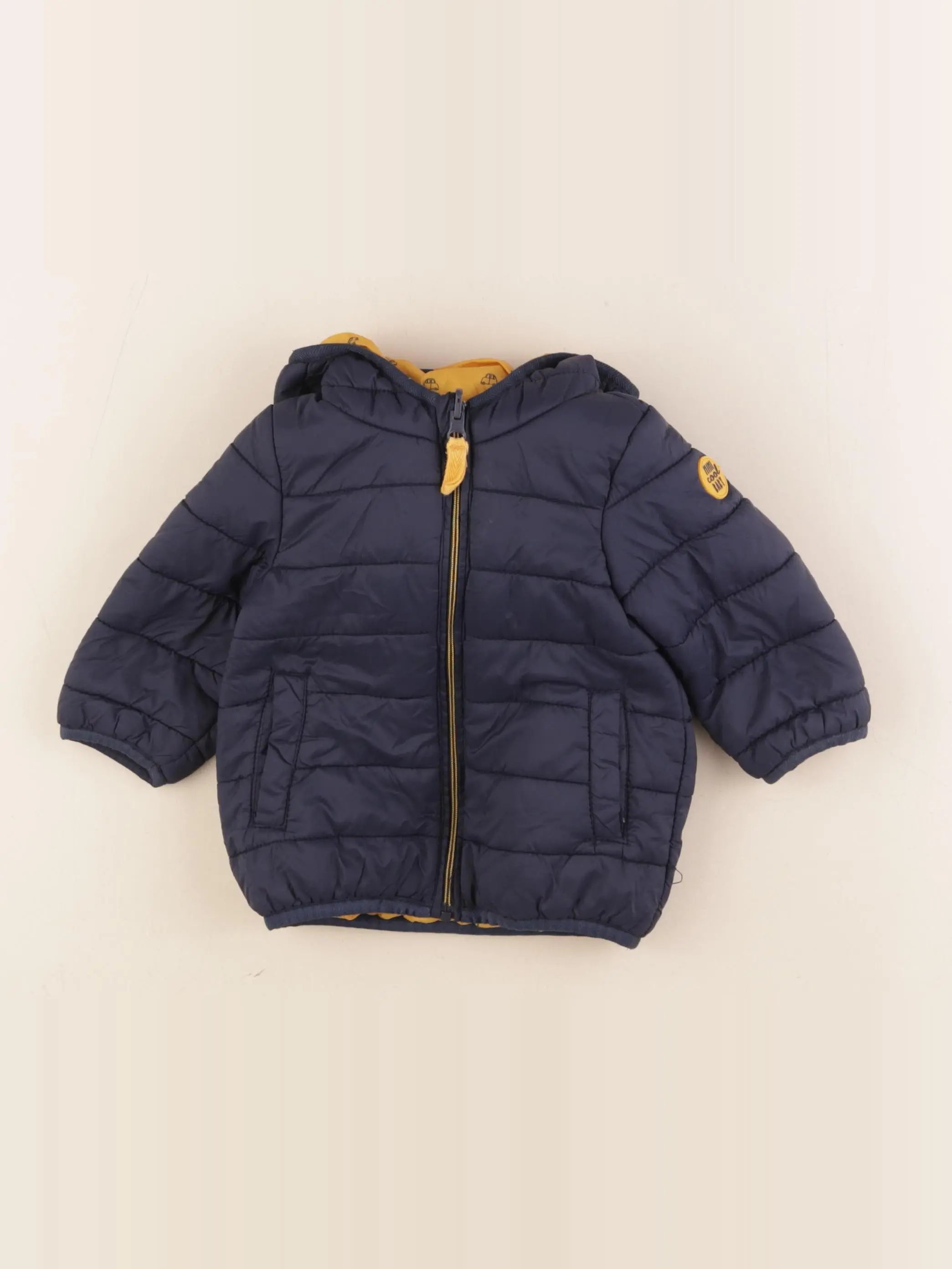 Tape à l'oeil - doudoune bleu - 6 mois