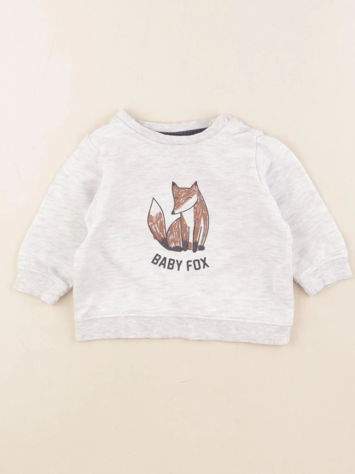 Tape à l'oeil - sweat gris - 6 mois