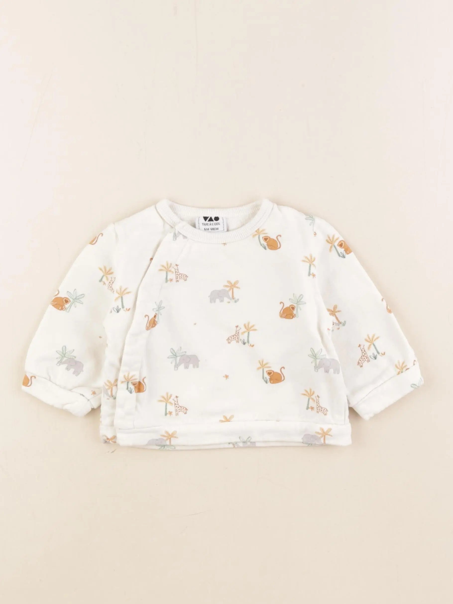 Tape à l'oeil - sweat multicolore - 6 mois