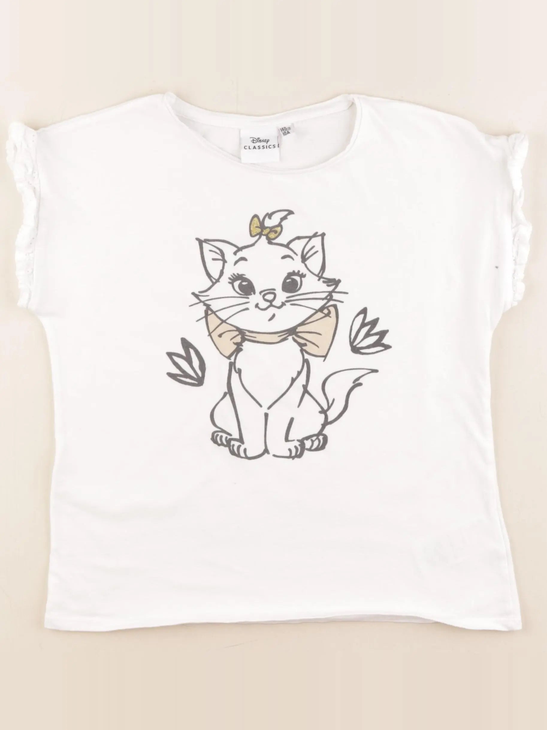 Vertbaudet - tee-shirt blanc - 10 ans