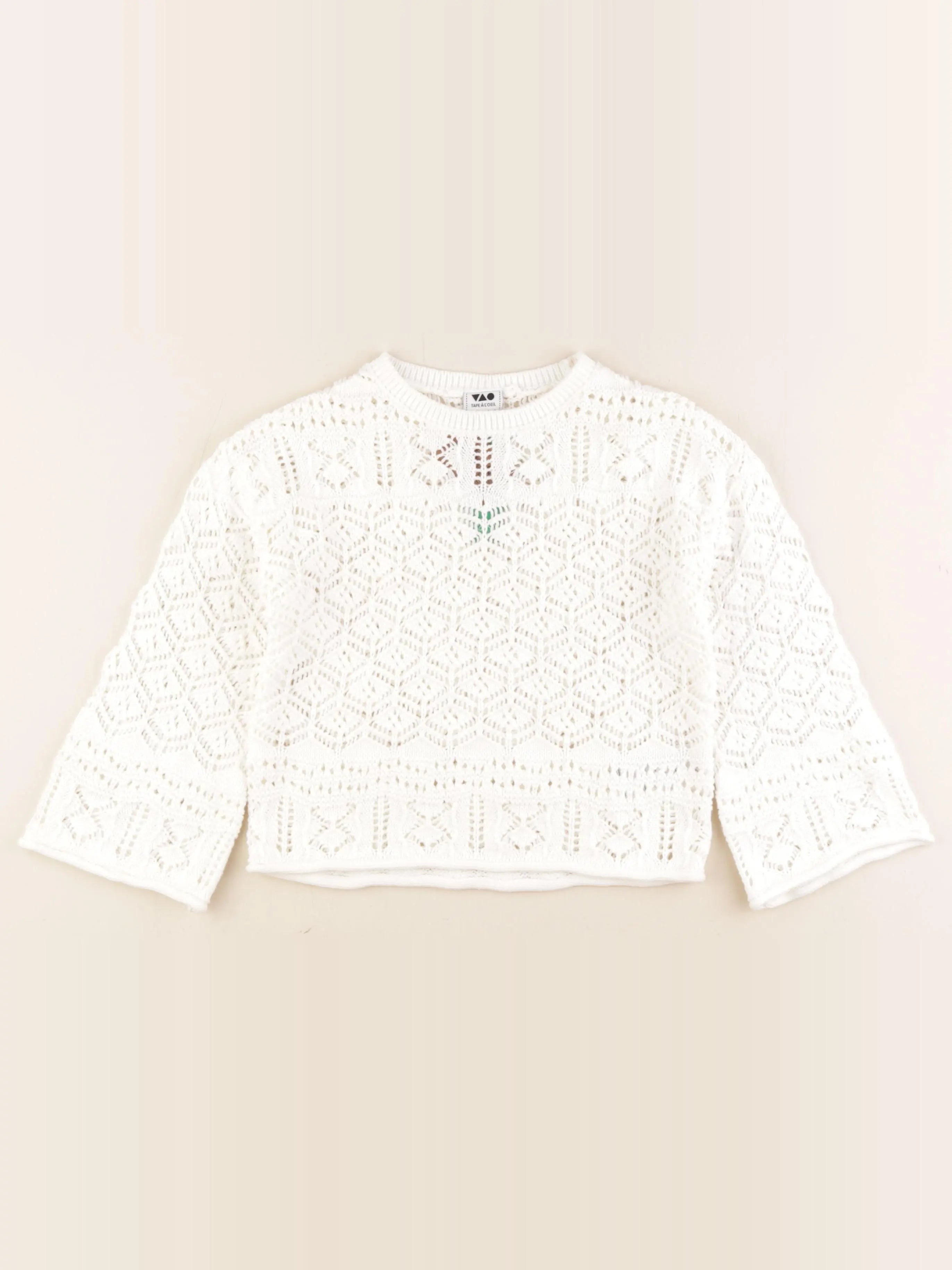 Tape à l'oeil - gilet blanc - 6 ans