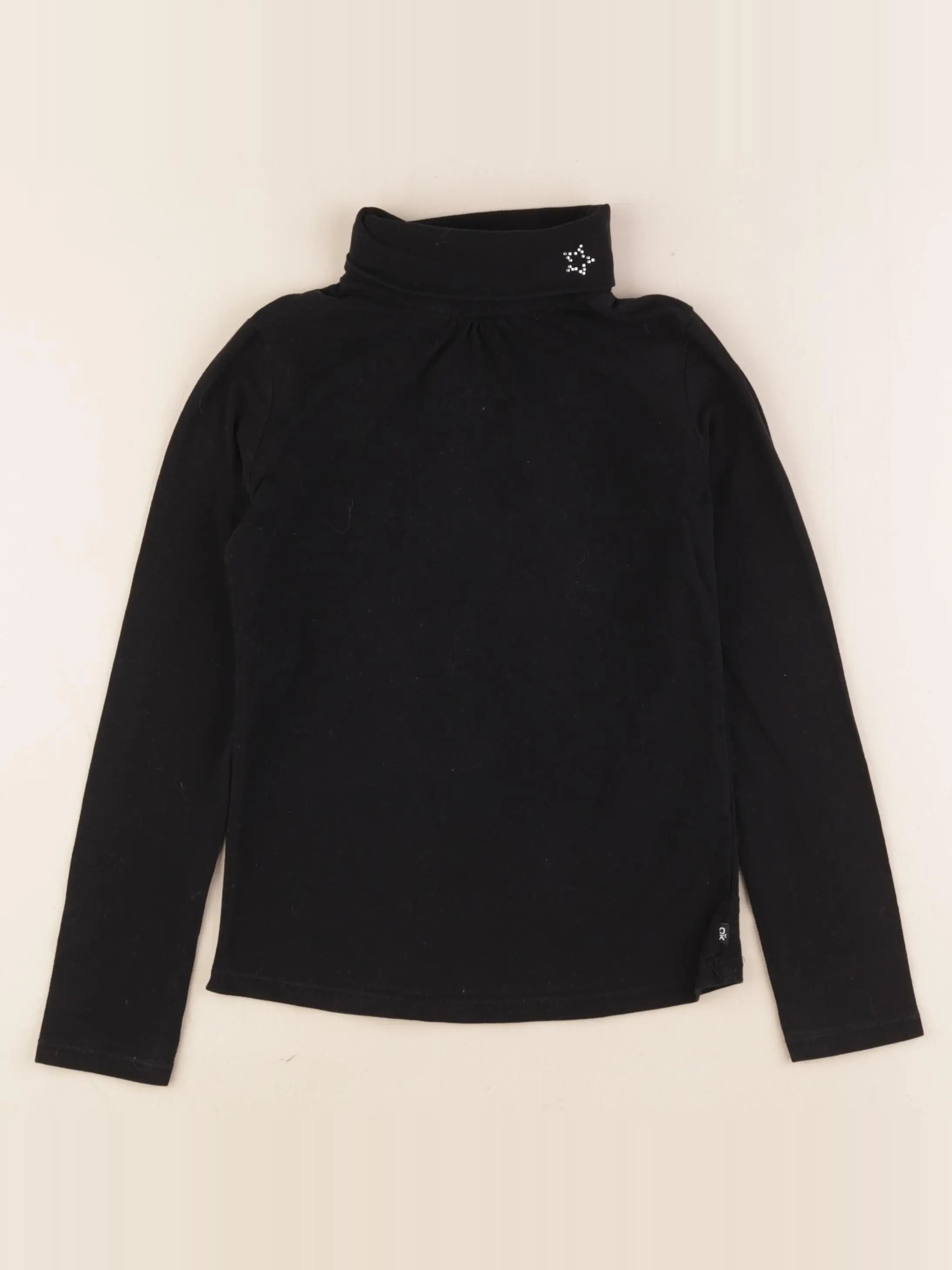 Okaidi - sous-pull noir - 8 ans