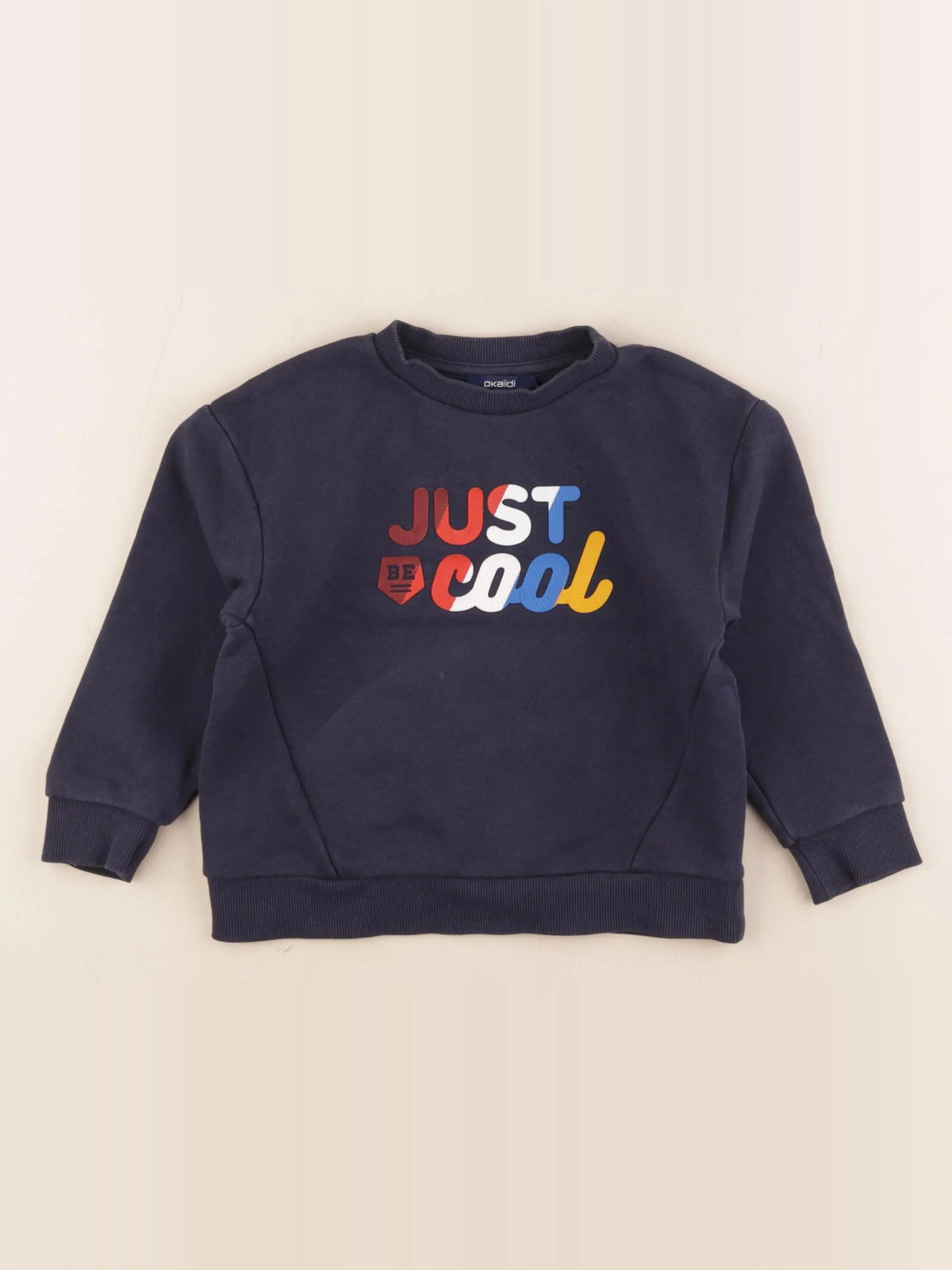 Okaidi - sweat bleu - 3 ans