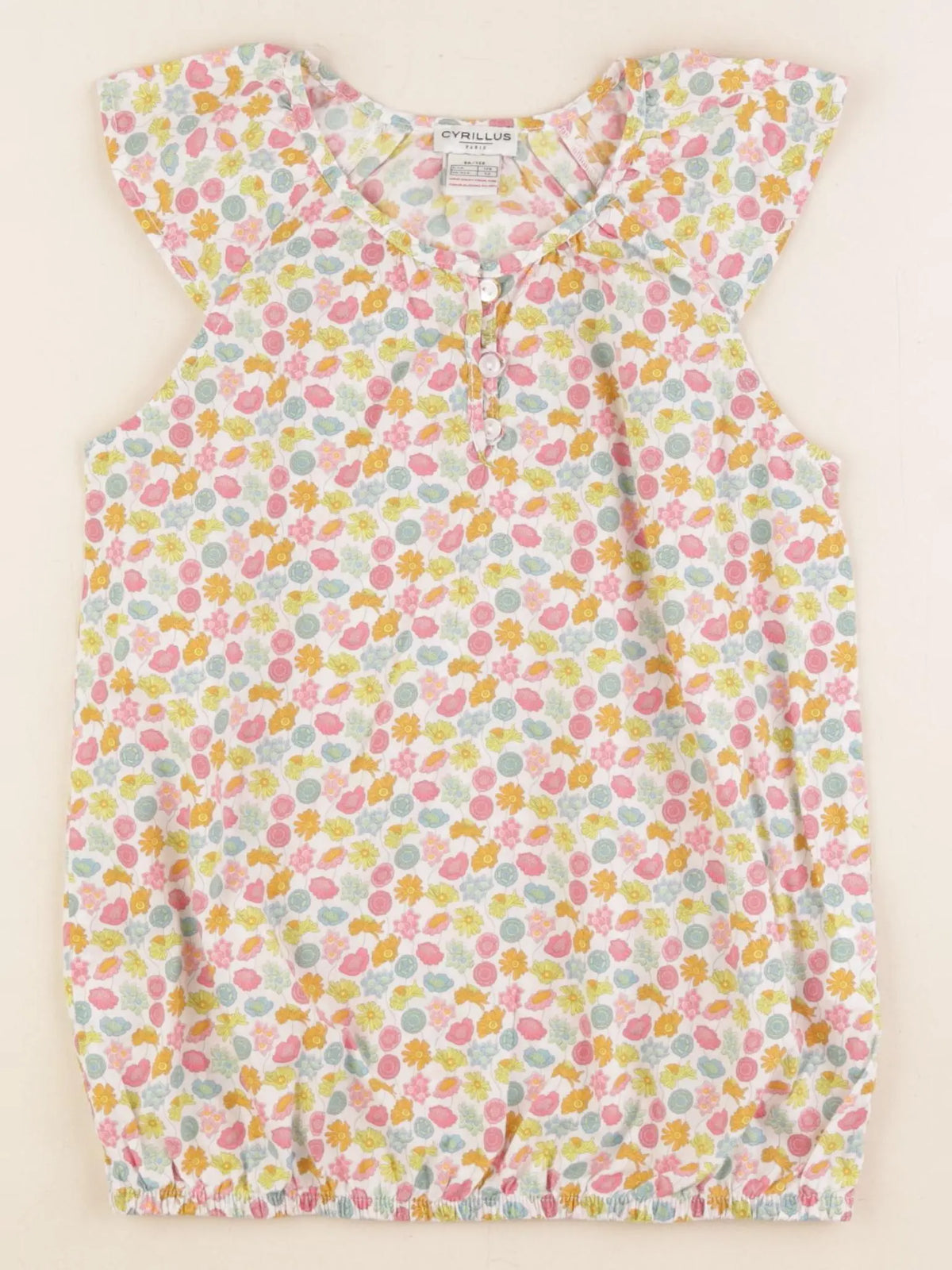 Cyrillus - blouse multicolore - 8 ans