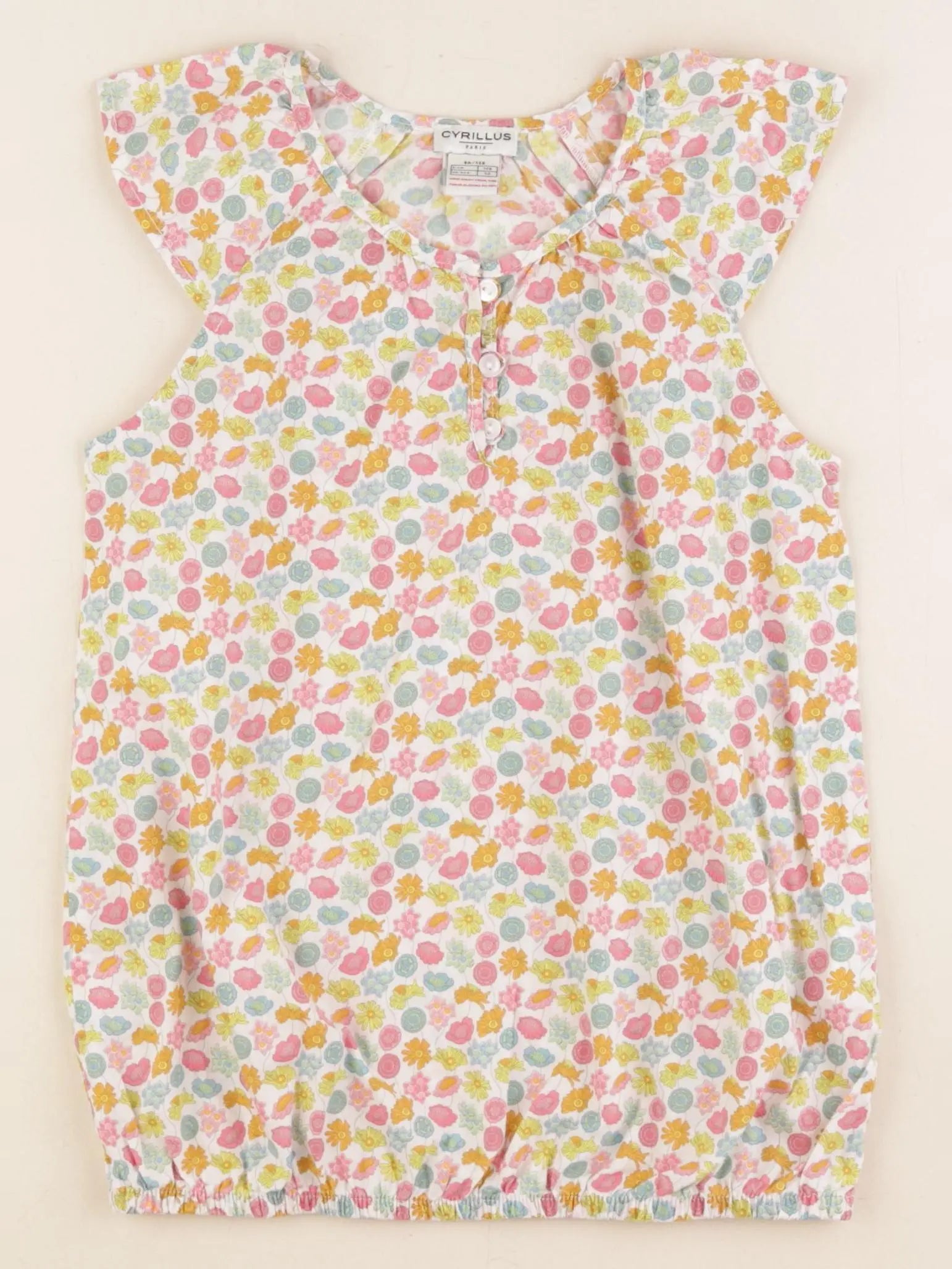 Cyrillus - blouse multicolore - 8 ans