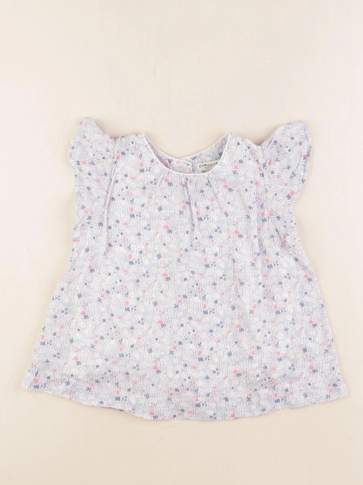 Cyrillus - blouse multicolore - 6 ans