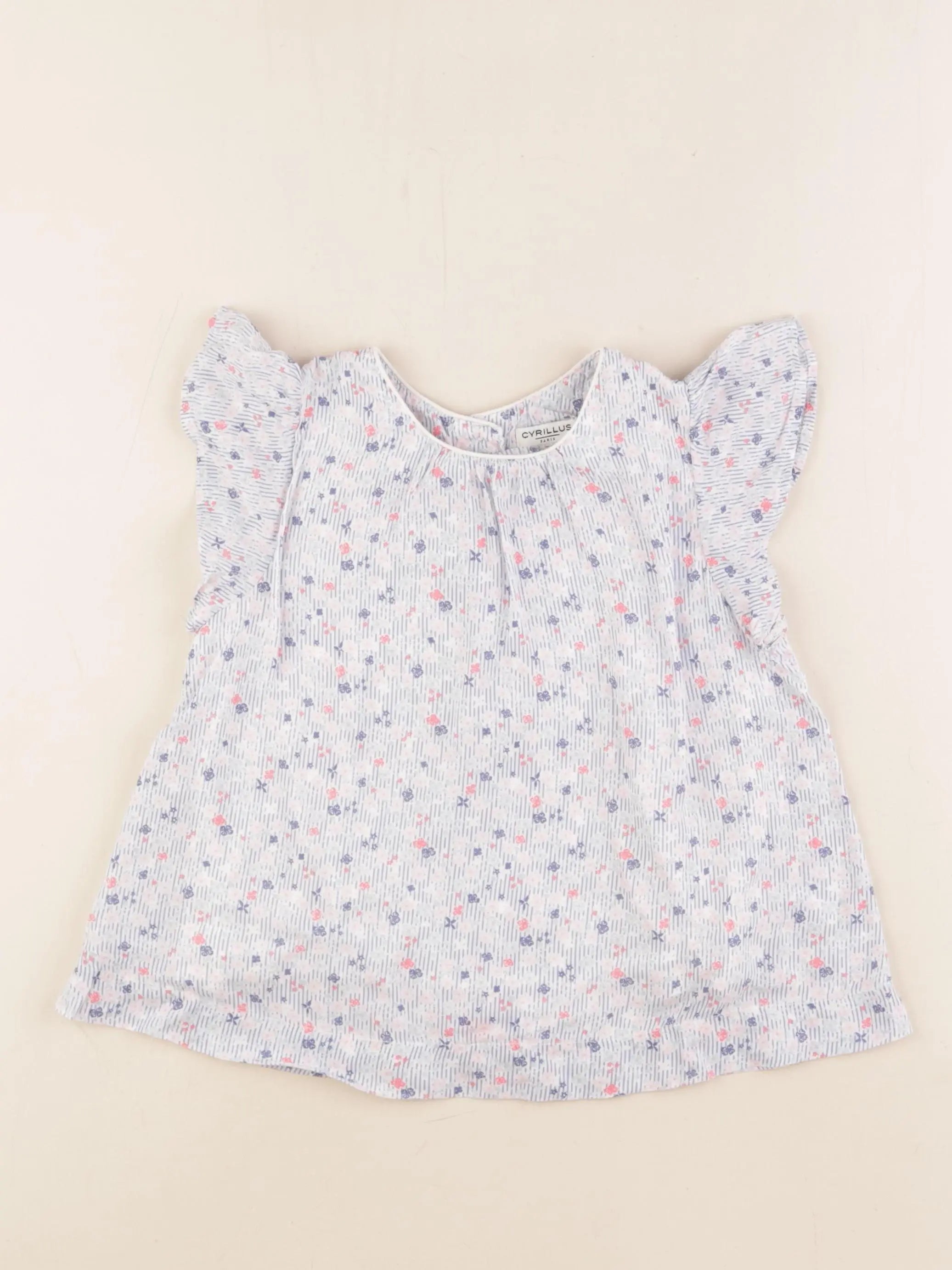 Cyrillus - blouse multicolore - 6 ans
