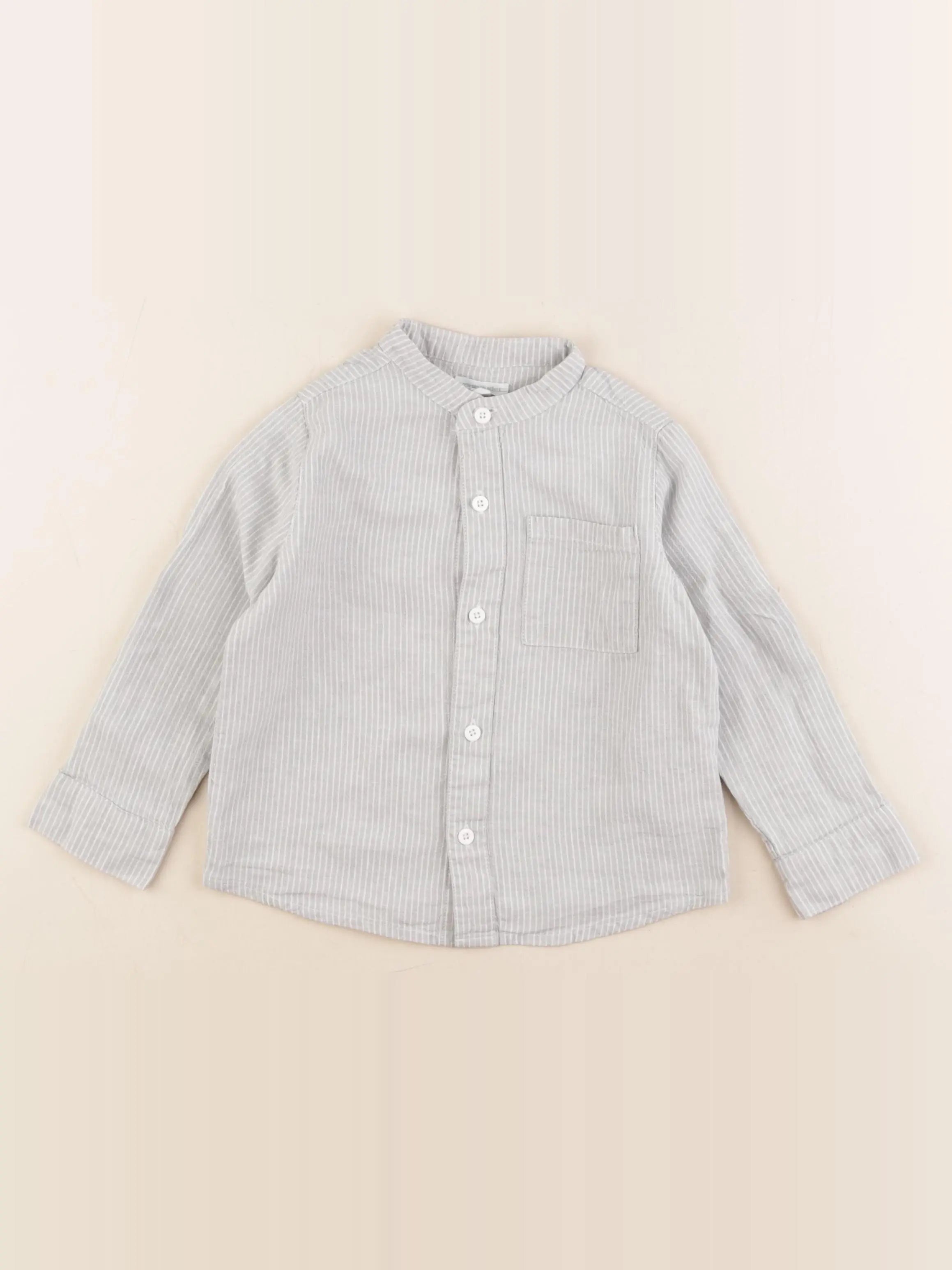 Vertbaudet - chemise vert - 4 ans