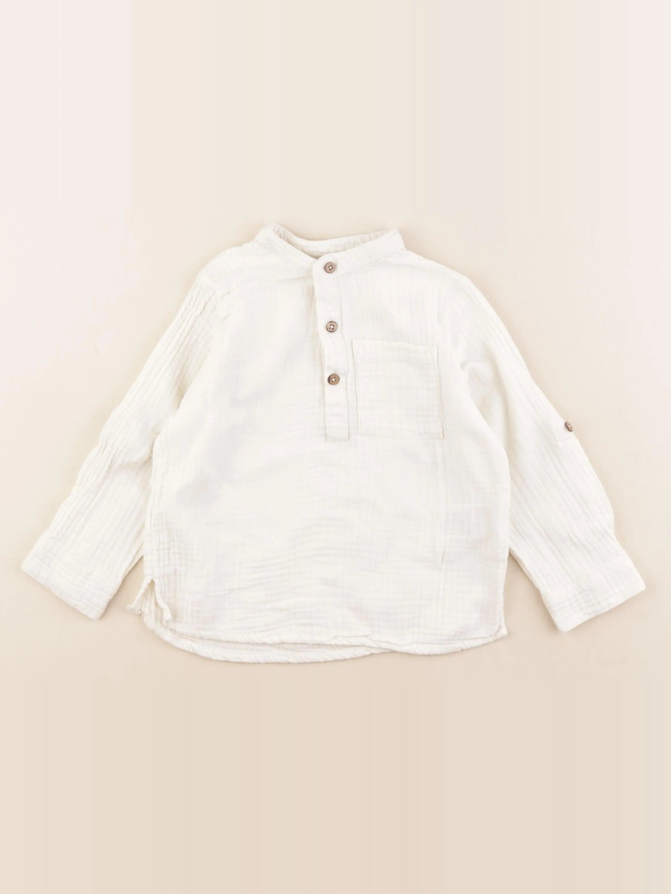 Vertbaudet - chemise blanc - 4 ans