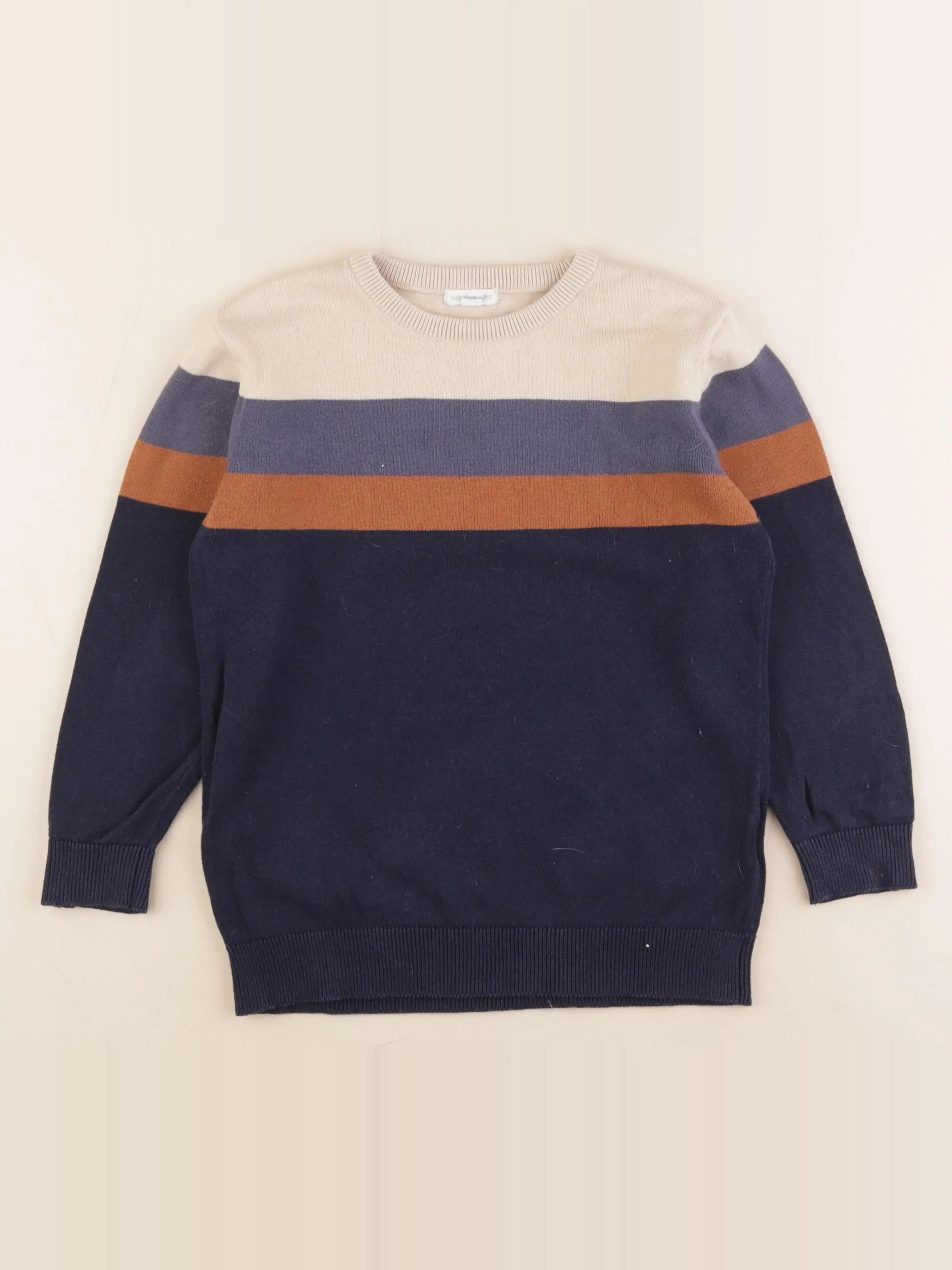 Vertbaudet - pull bleu - 8 ans