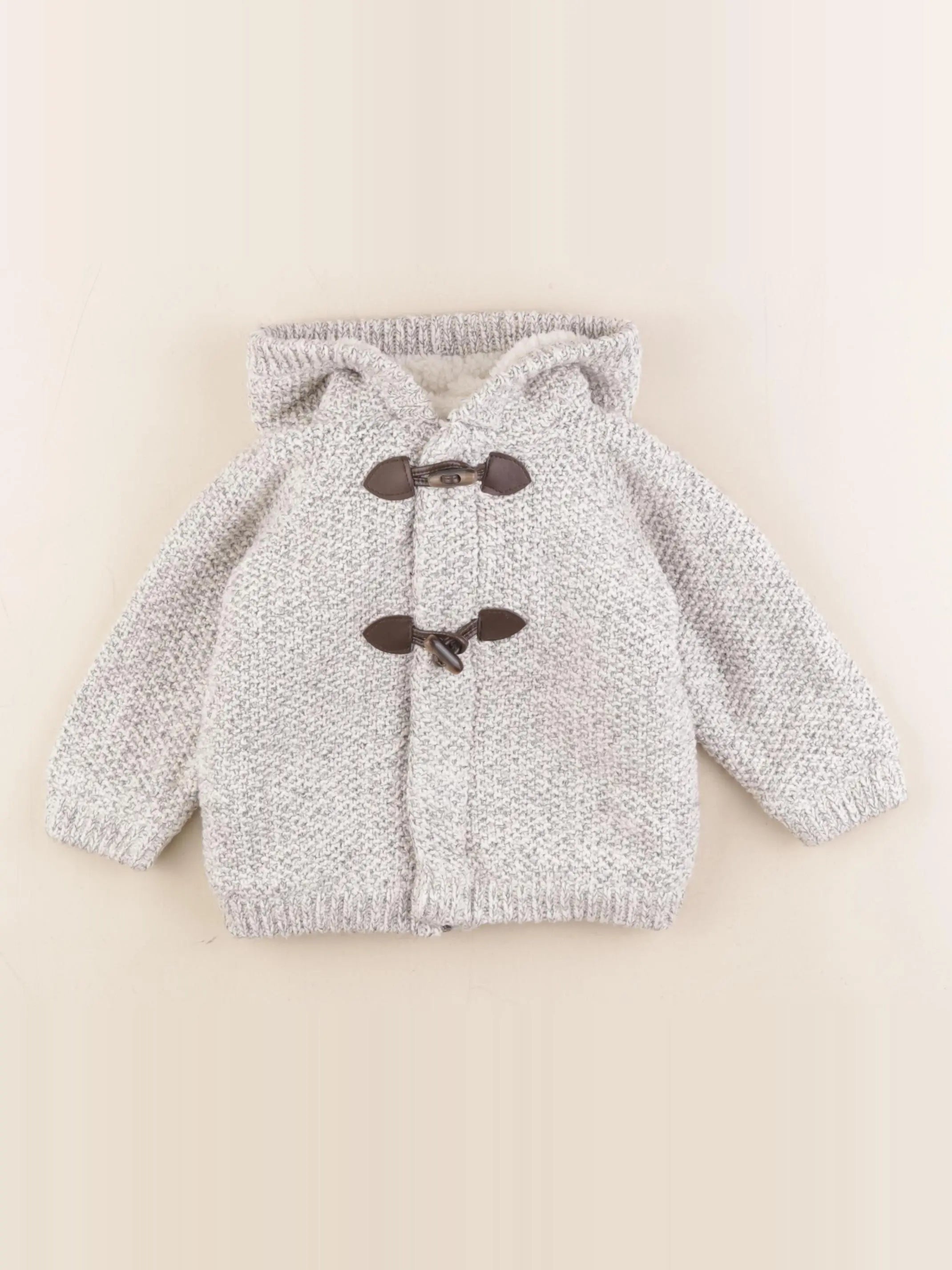 Vertbaudet - veste gris - 2 ans