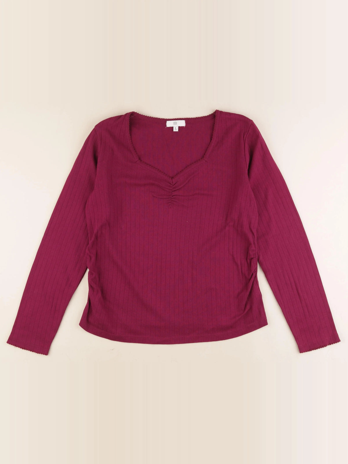 La redoute - tee-shirt grossesse violet - l