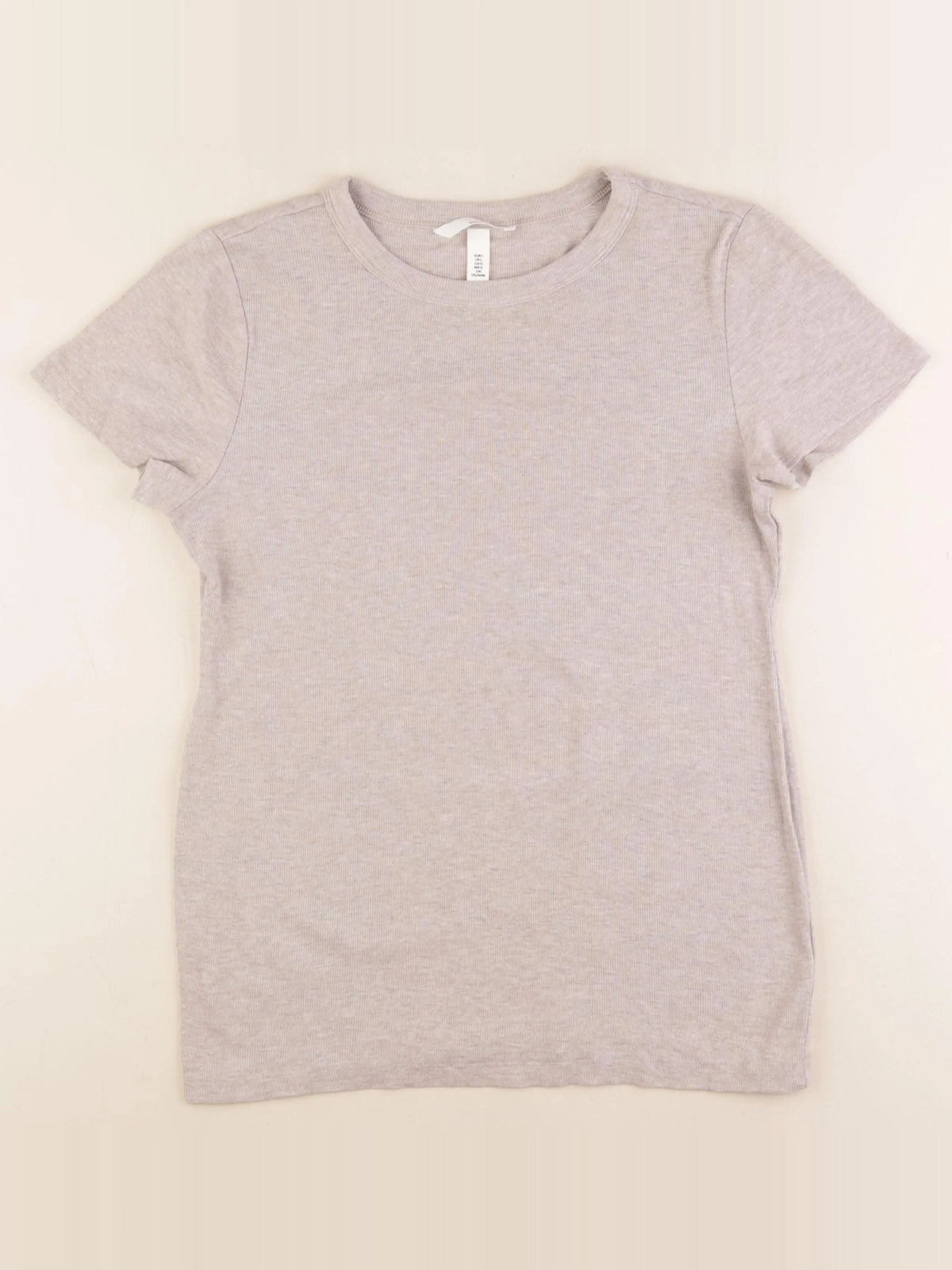 H&M - tee-shirt grossesse beige - l