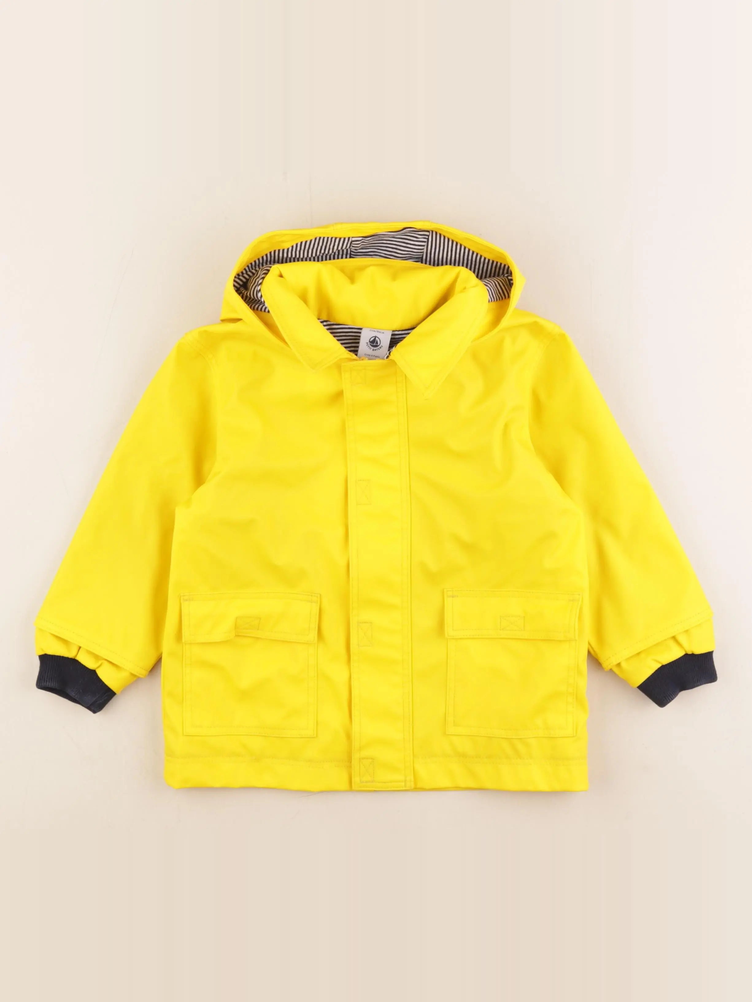Petit Bateau - imperméable jaune - 24 mois