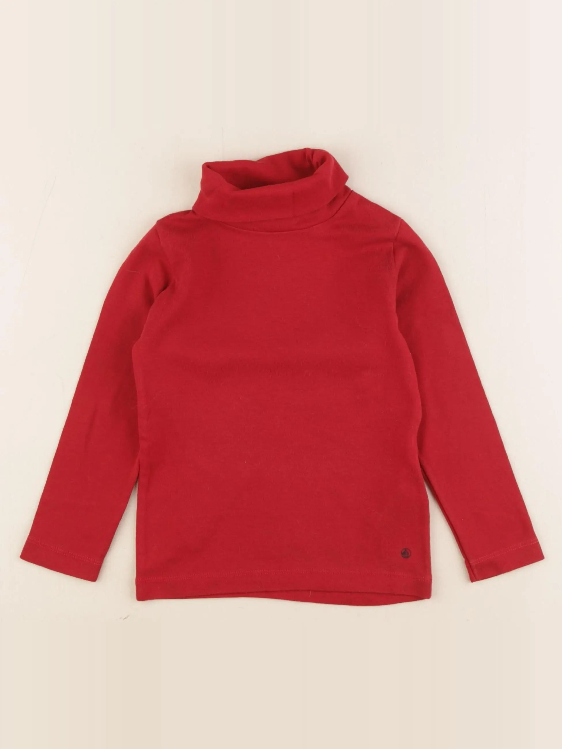 Petit Bateau - sous-pull rouge - 3 ans