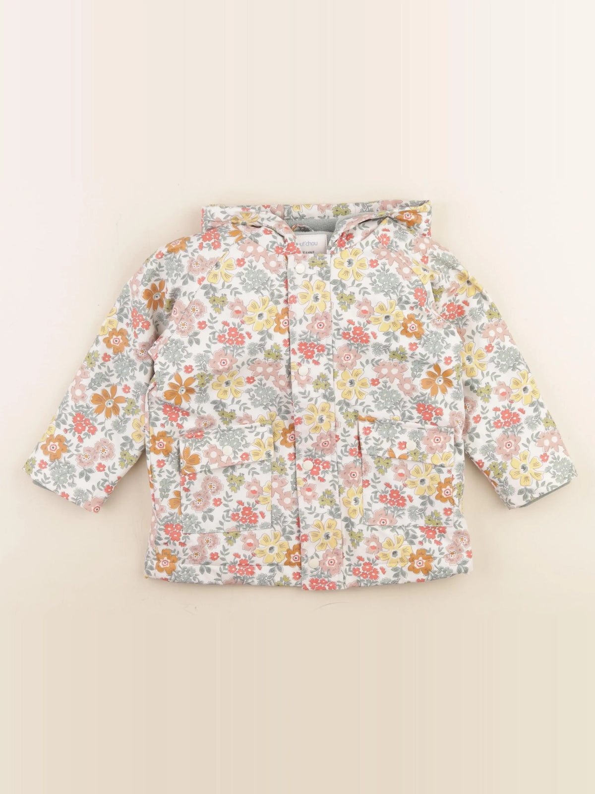 Boutchou - imperméable multicolore - 36 mois