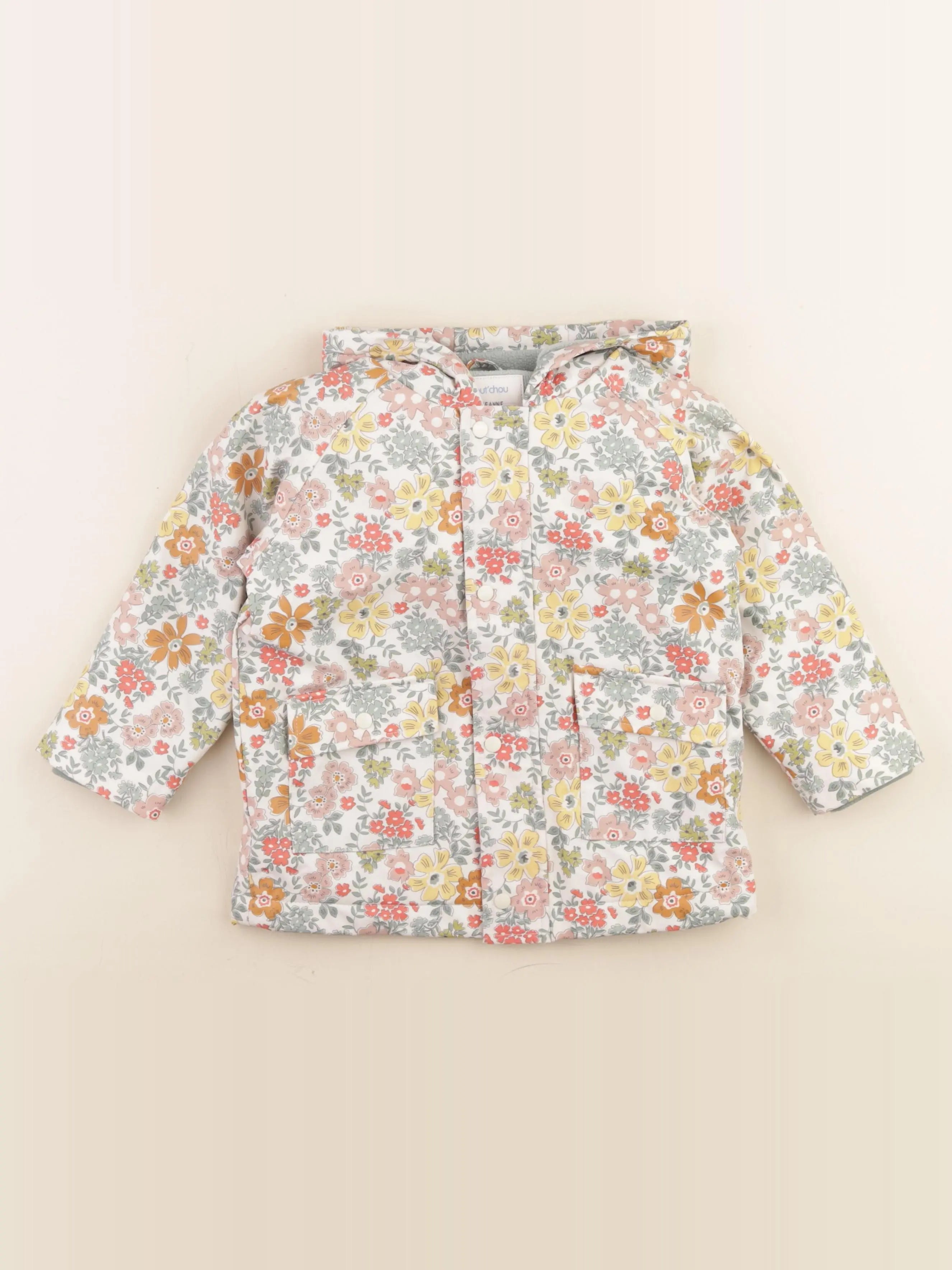 Boutchou - imperméable multicolore - 36 mois