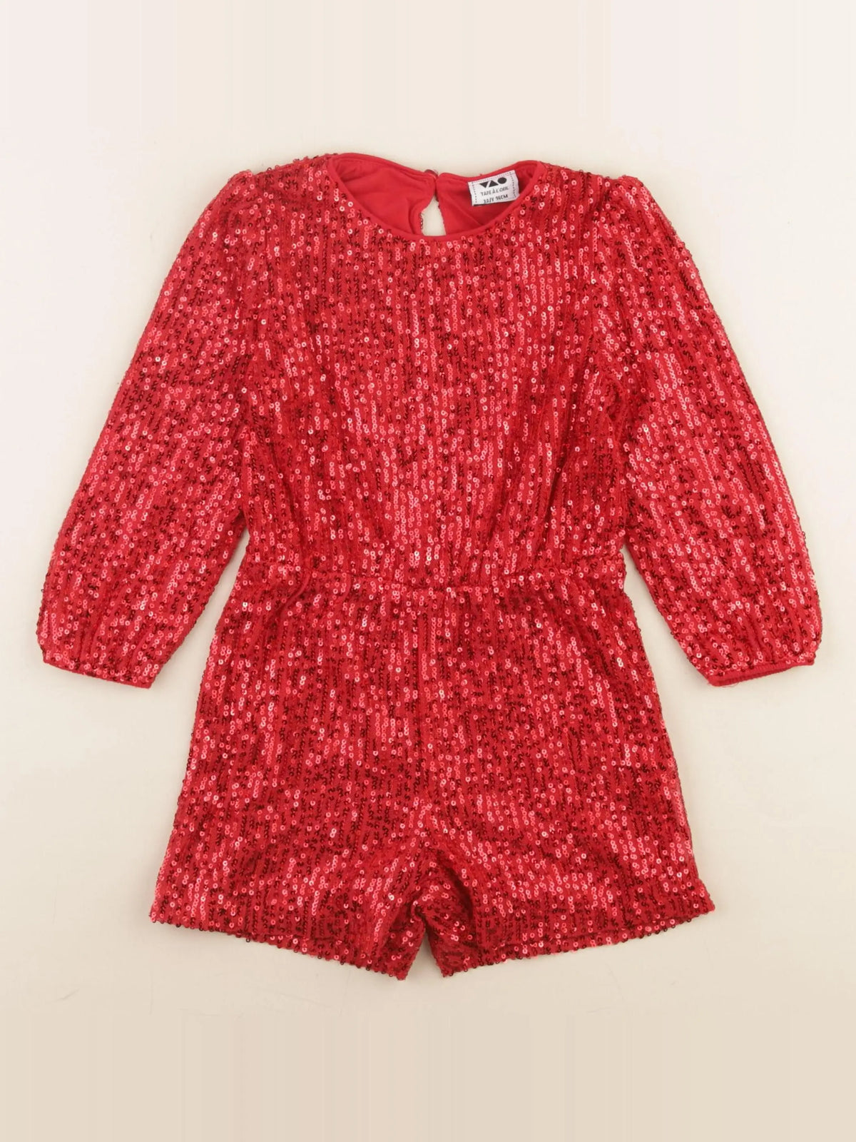 Tape à l'oeil - combinaison doublé rouge - 3 ans