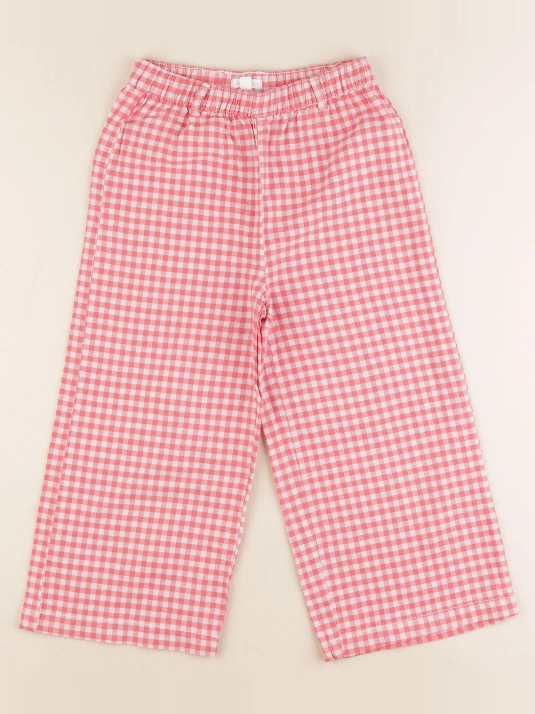 Vertbaudet - pantalon rouge - 7 ans