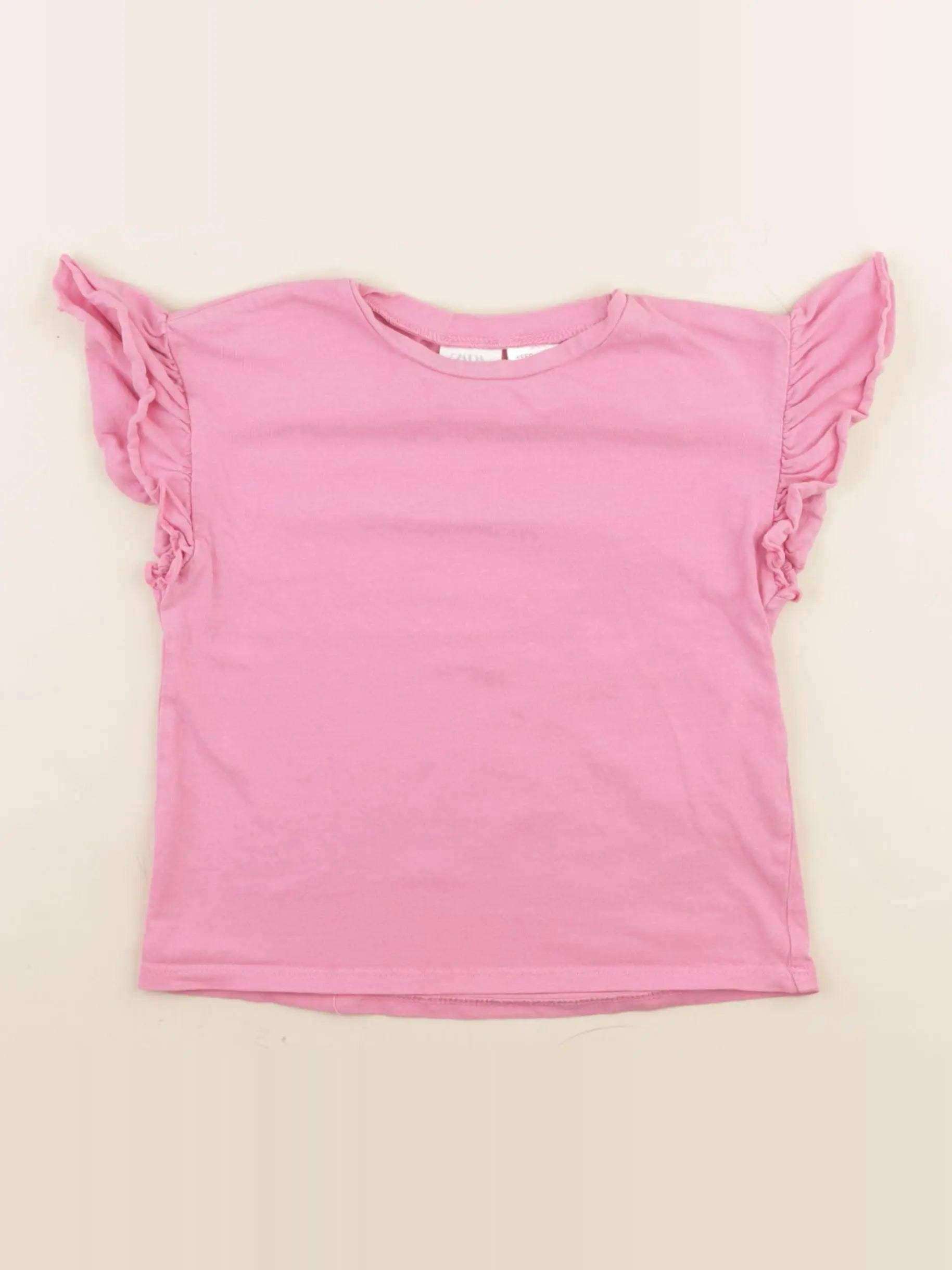 Zara - tee-shirt rose - 2/3 ans