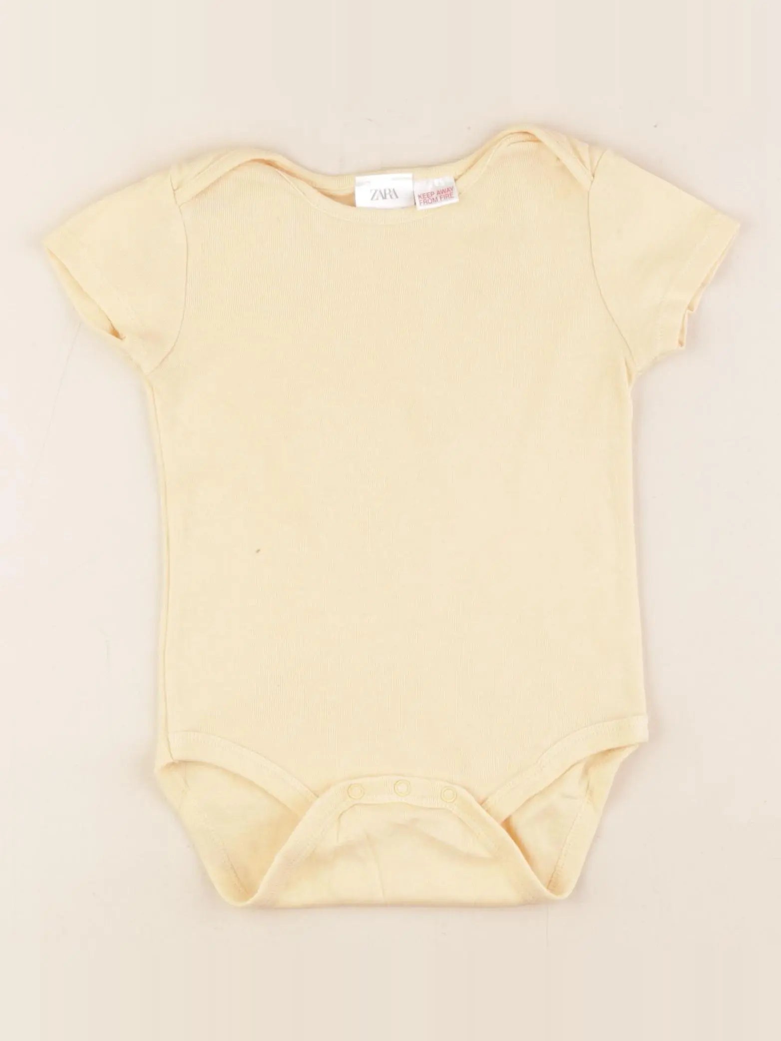 Zara - body jaune - 18/24 mois