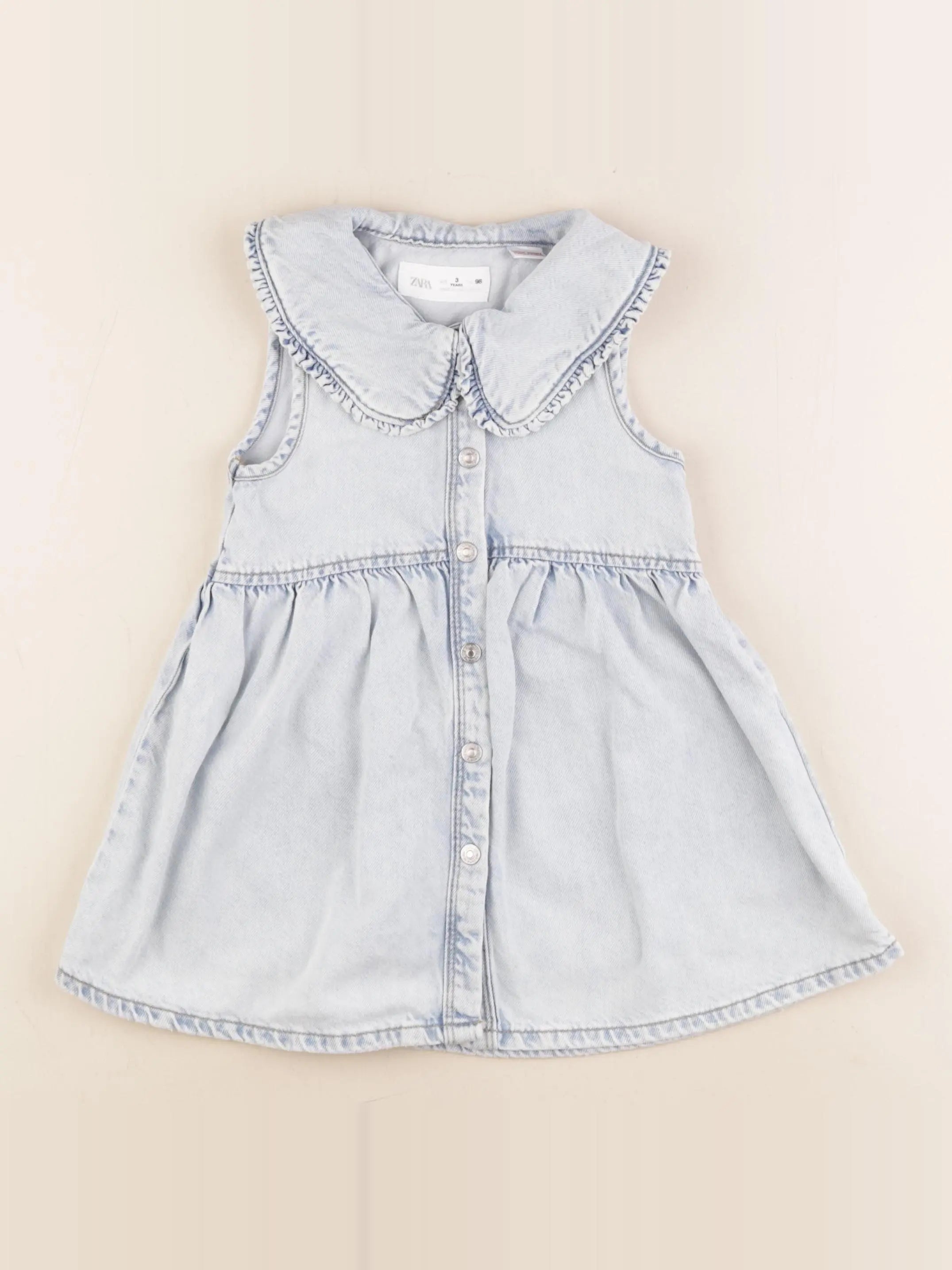 Zara - robe bleu - 3 ans
