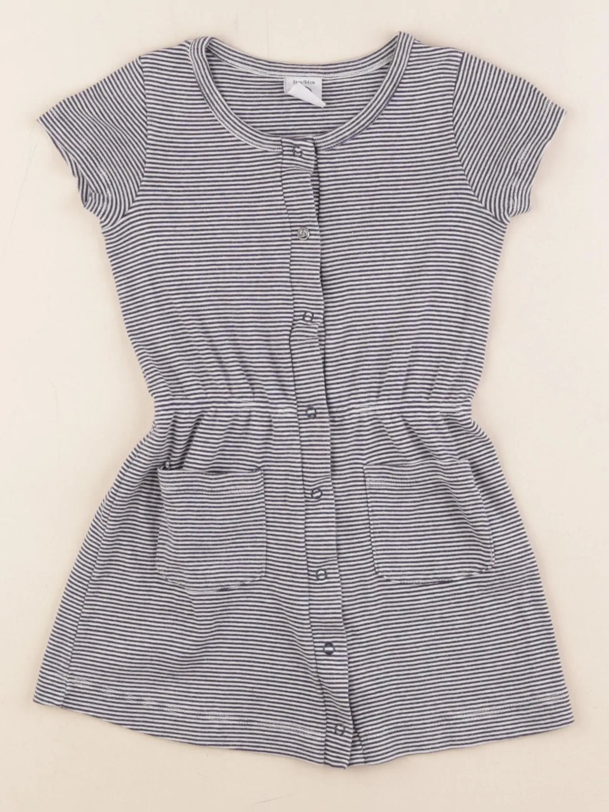 Petit Bateau - robe bleu - 3 ans