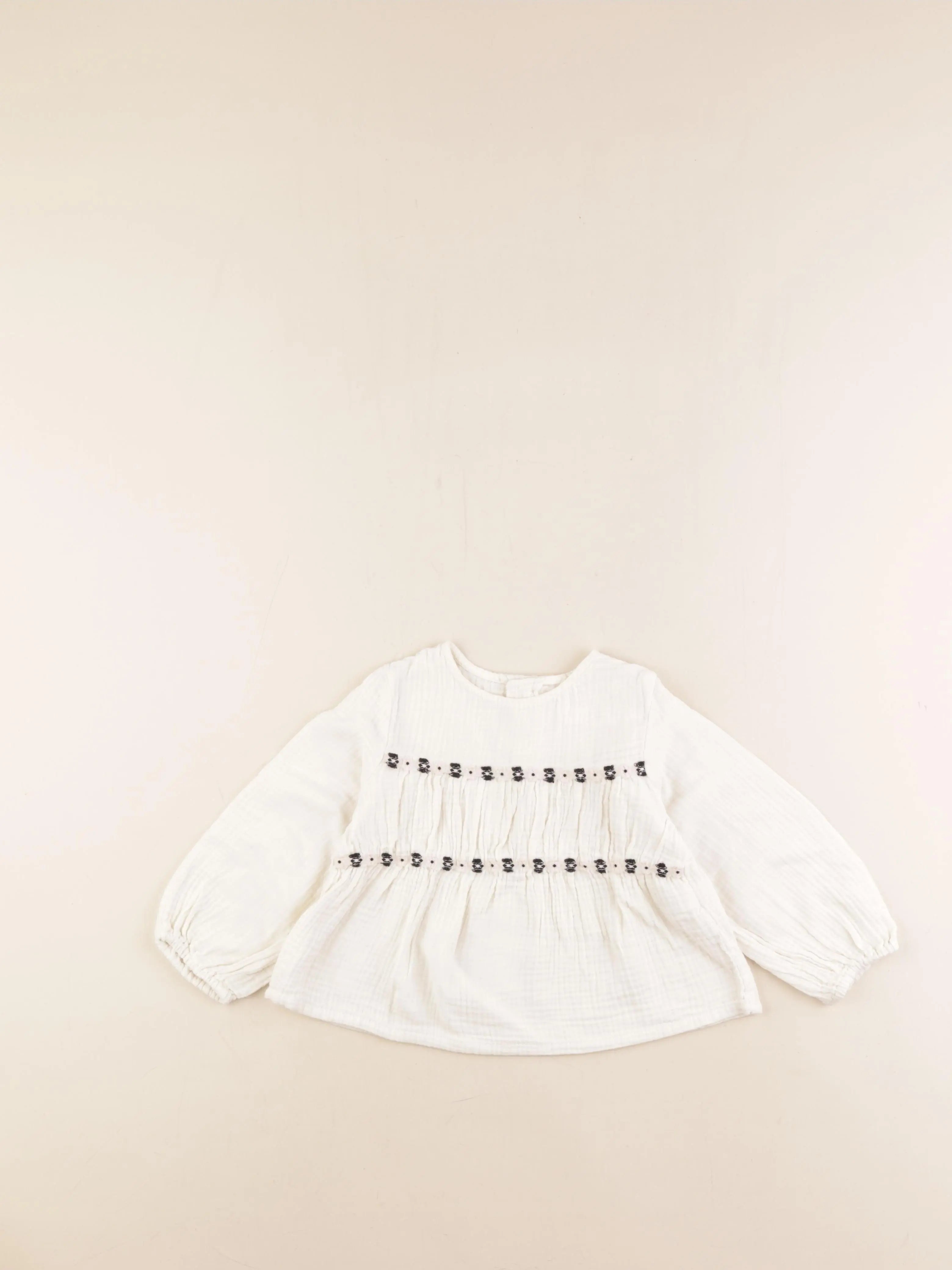 Zara - blouse beige - 4 ans