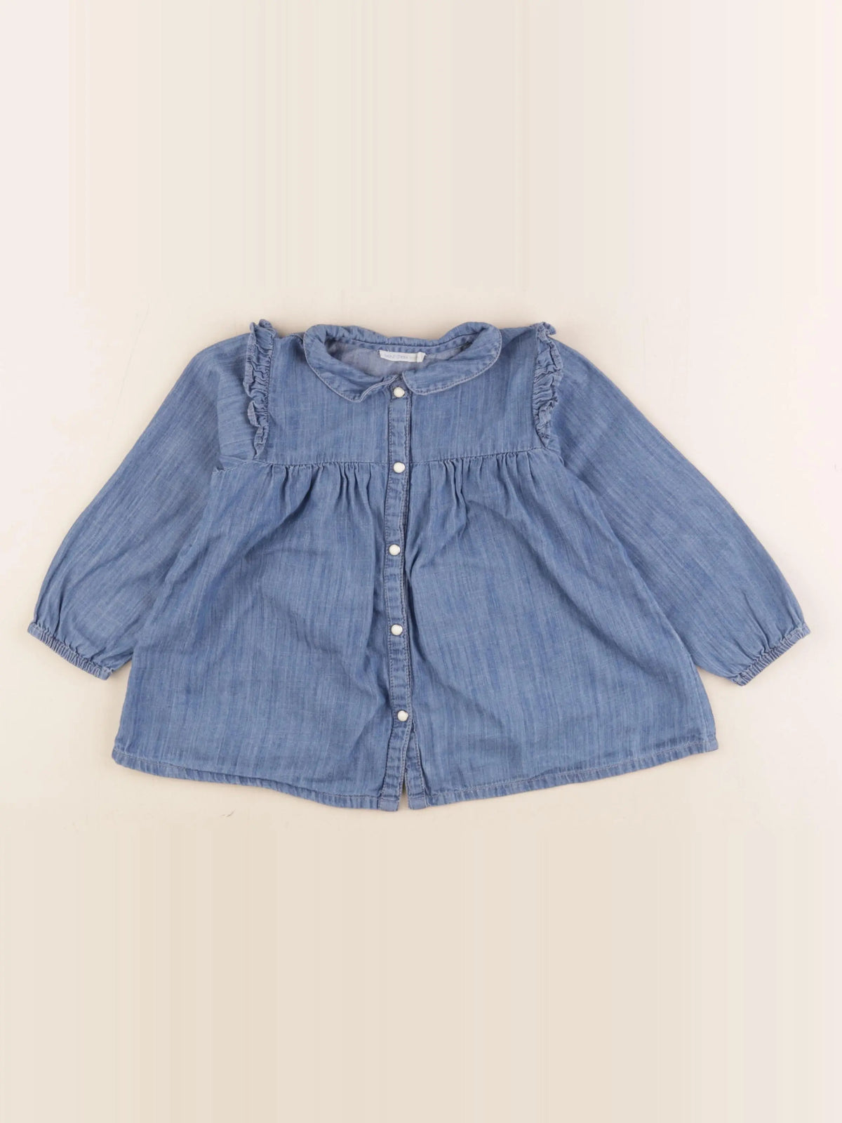 Boutchou - blouse bleu - 36 mois