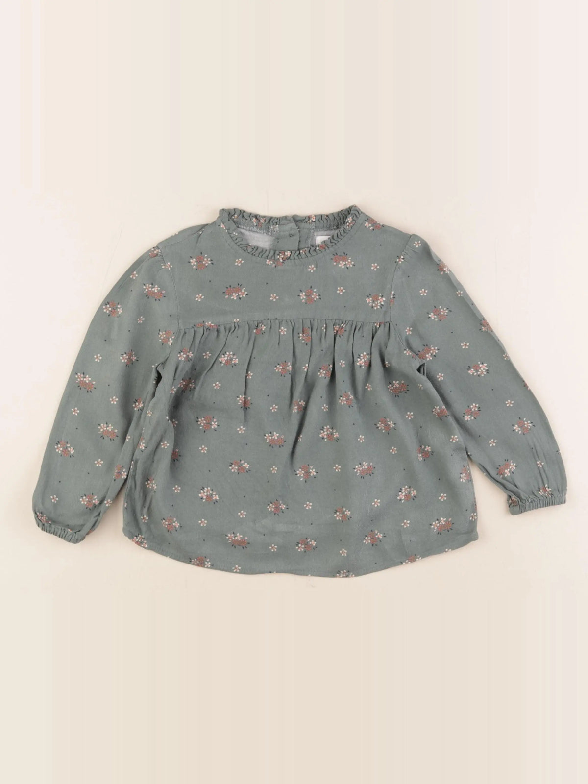 Vertbaudet - blouse vert - 3 ans
