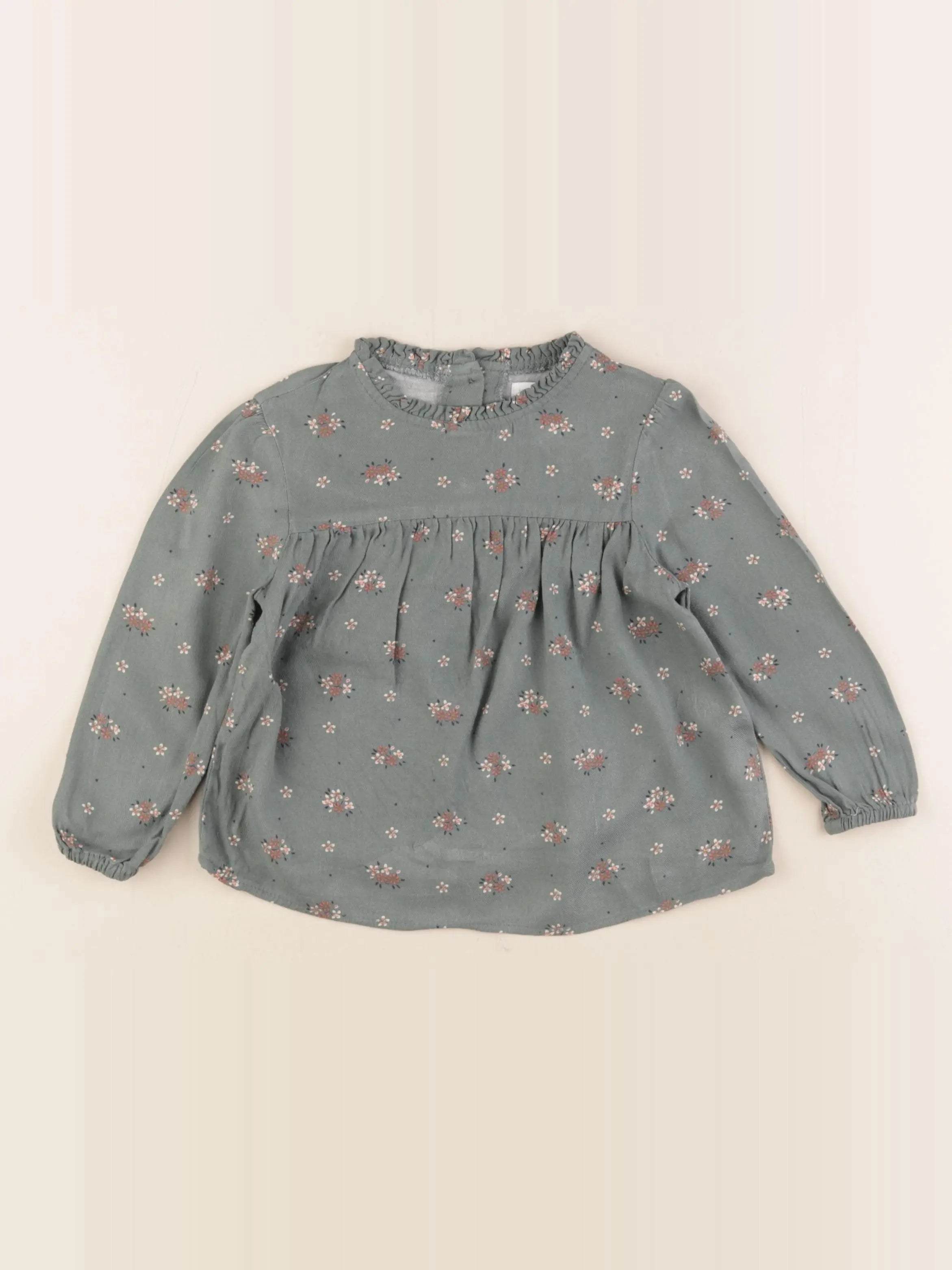 Vertbaudet - blouse vert - 3 ans