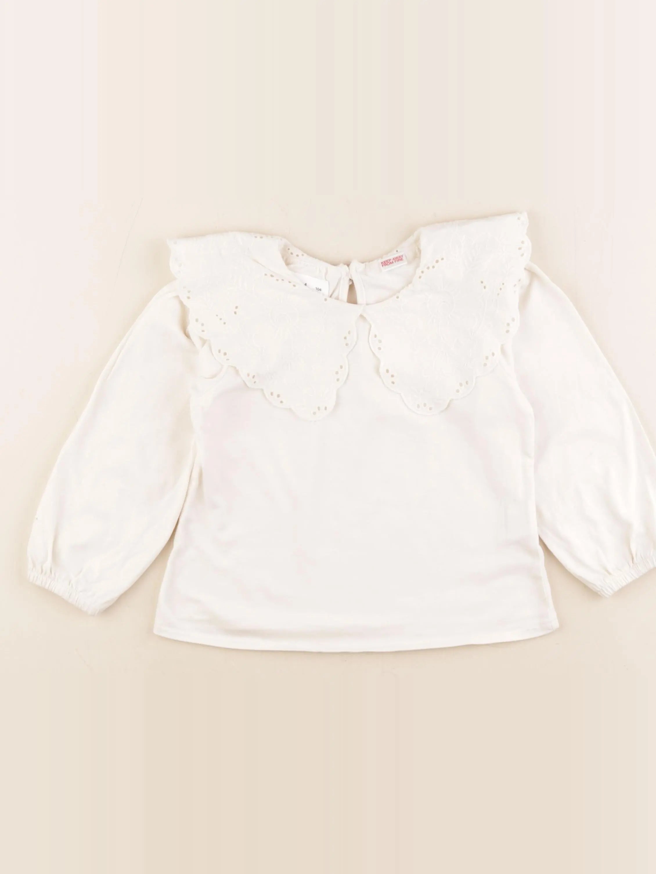 Zara - blouse beige - 5 ans