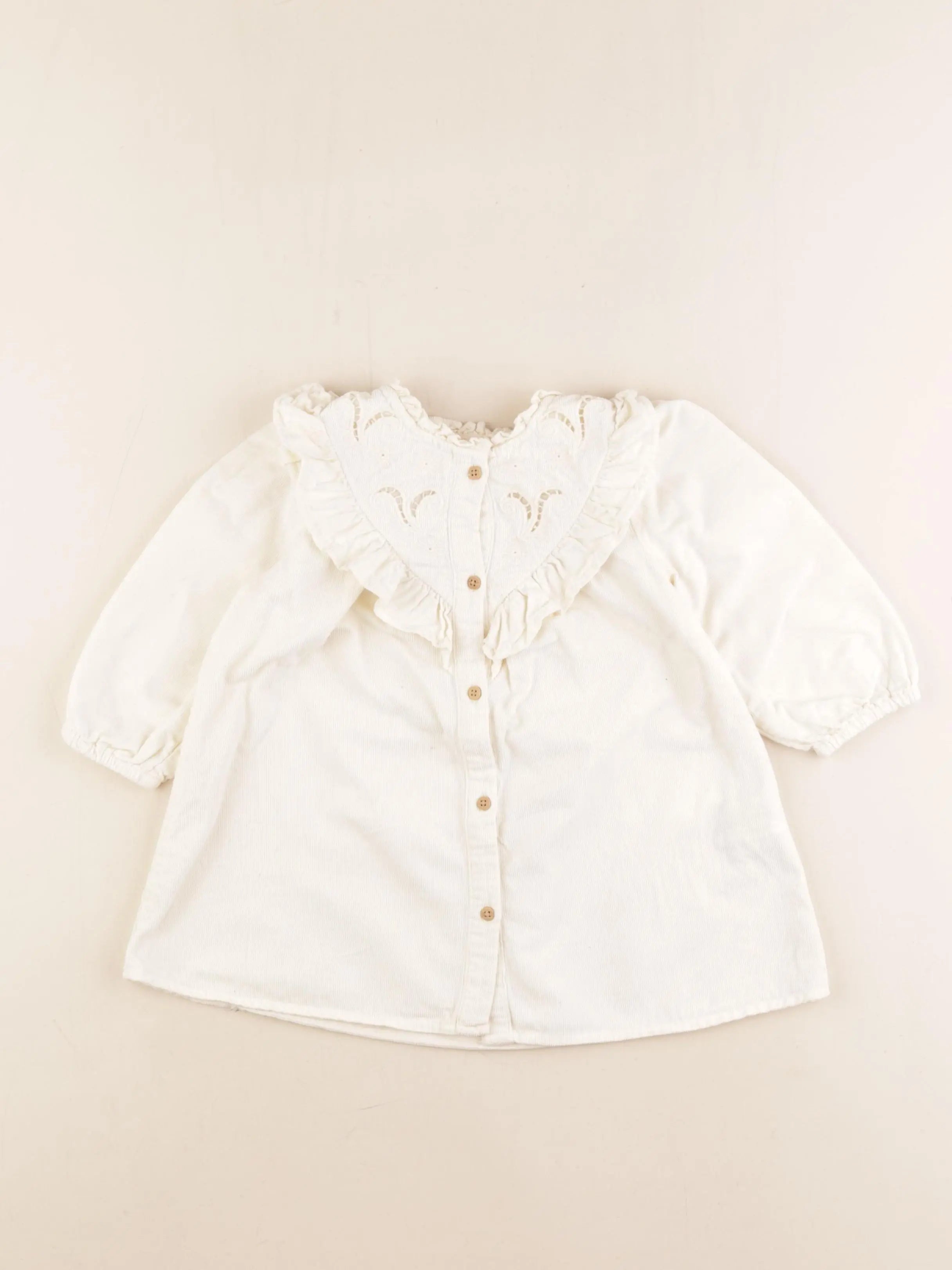 Zara - robe beige - 12/18 mois