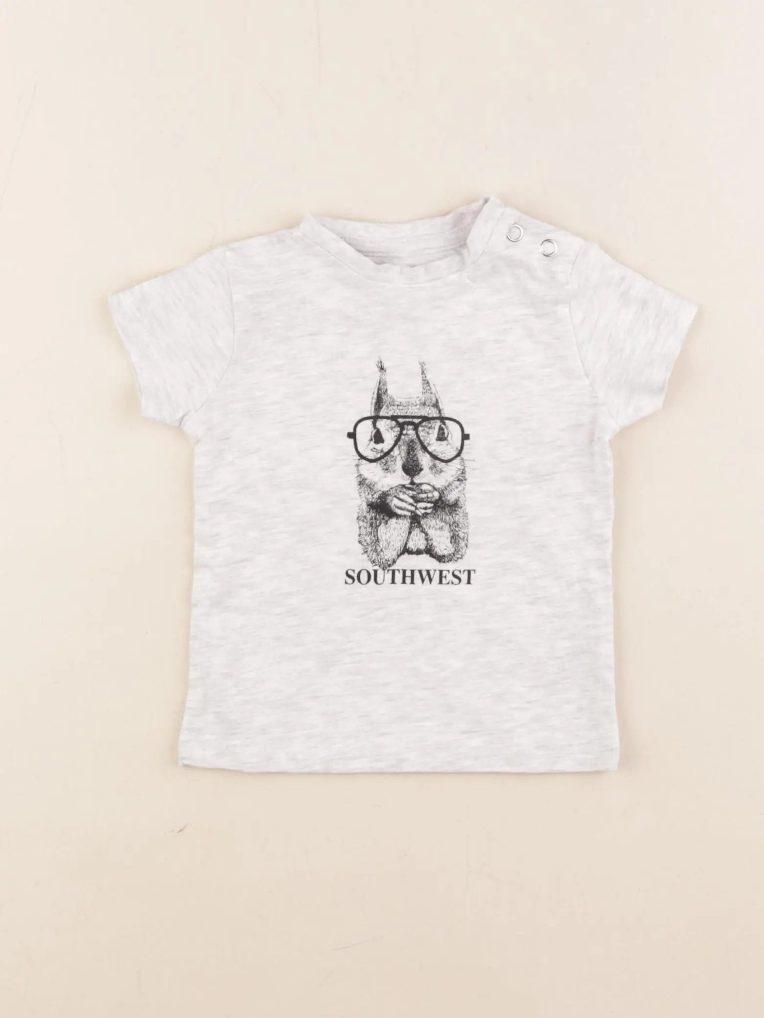 Southwest - tee-shirt gris - 12 mois