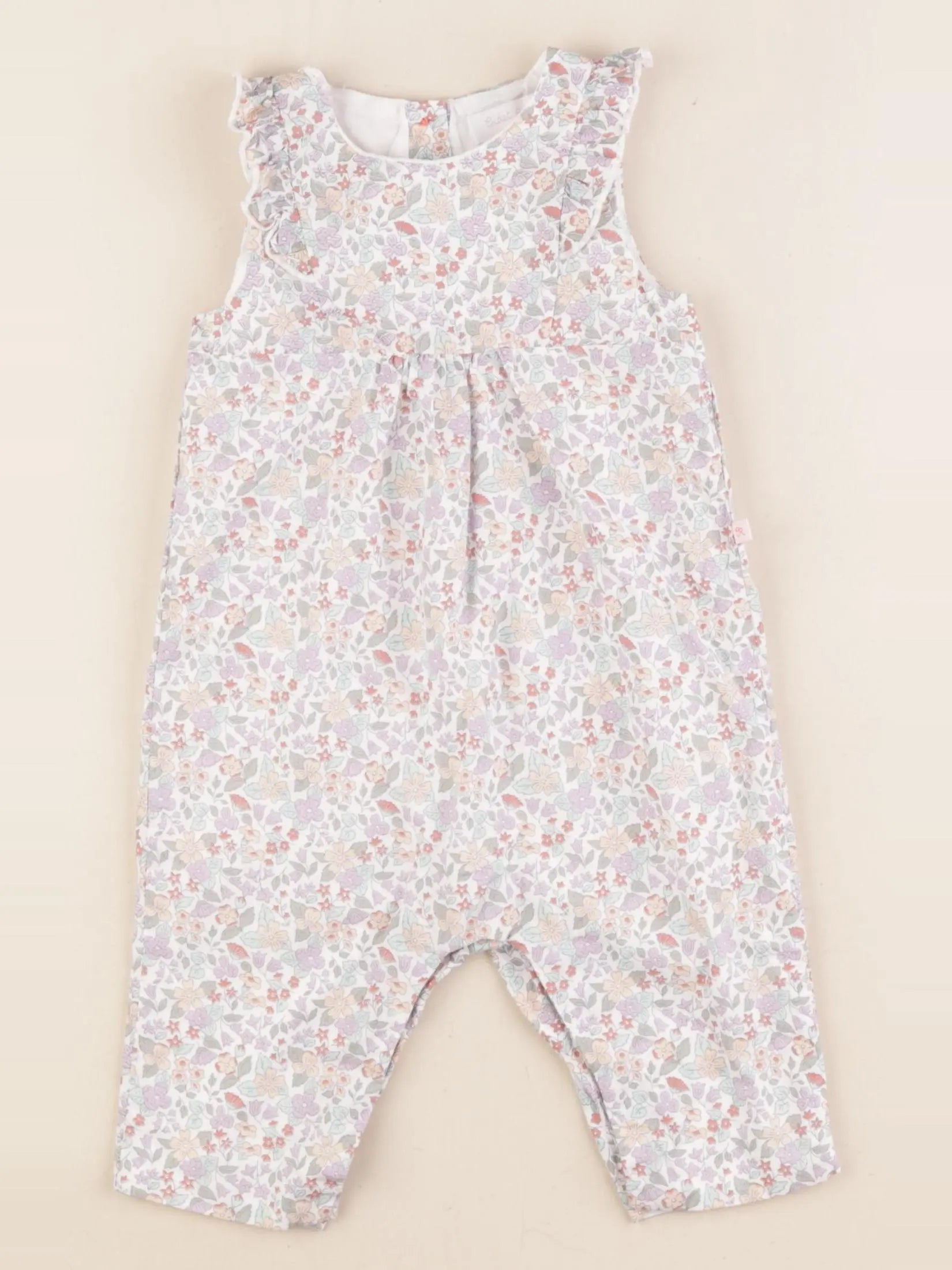 Cadet Rousselle - combinaison doublé multicolore - 6 mois